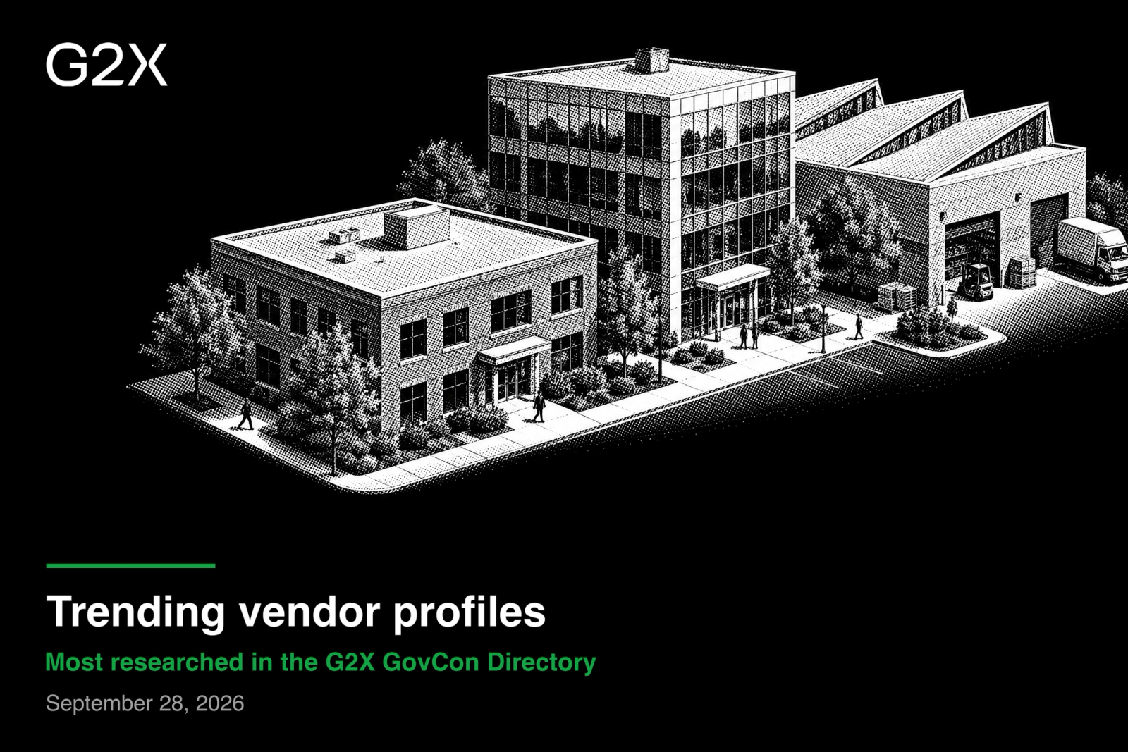 Trending vendor profiles. Most researched in the G2X GovCon Directory.