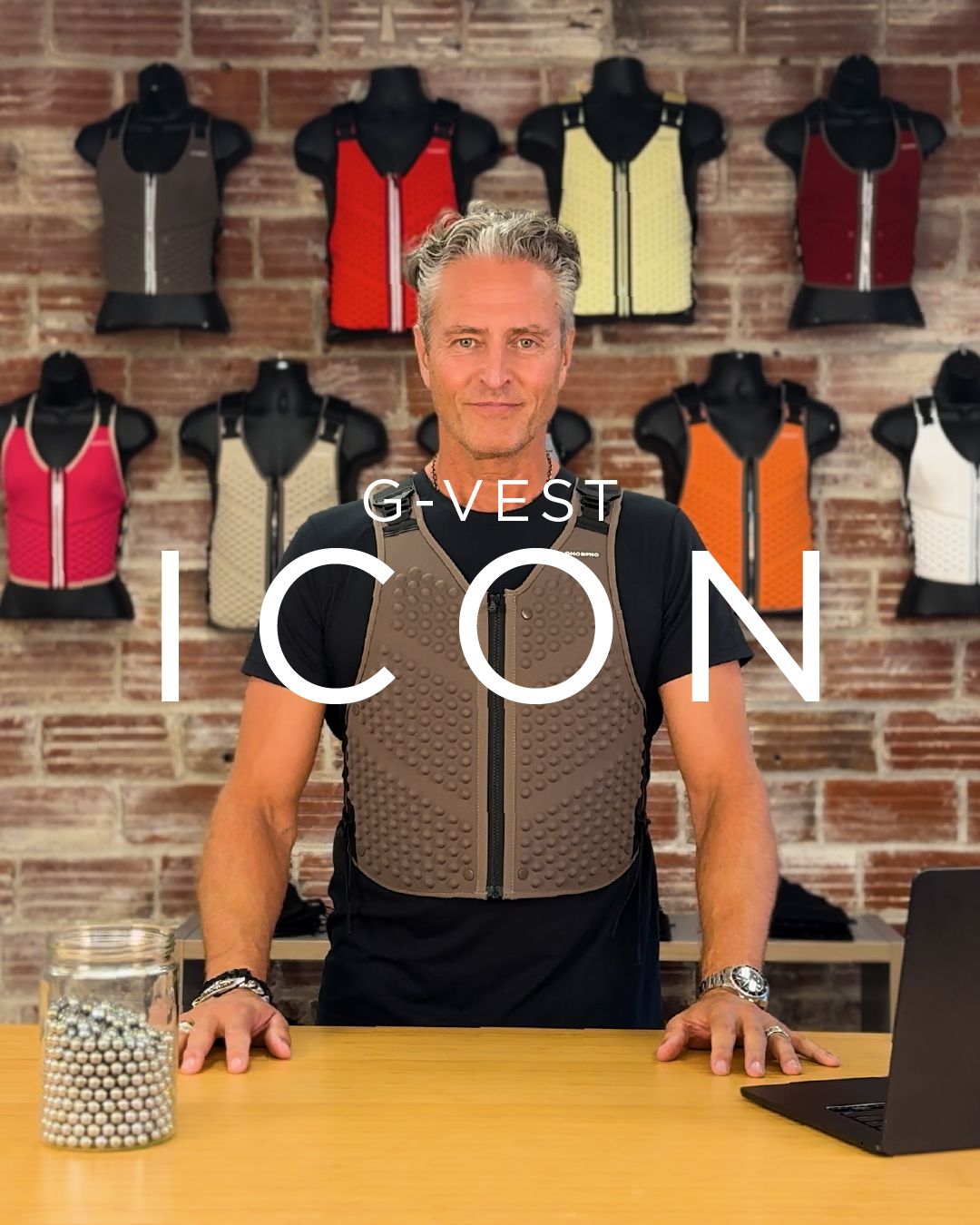 GOLFFICKERS ［HOLE625］G-vest G-Vest Icon: Adjustable Weighted Vest for Every Activity | OMORPHO
