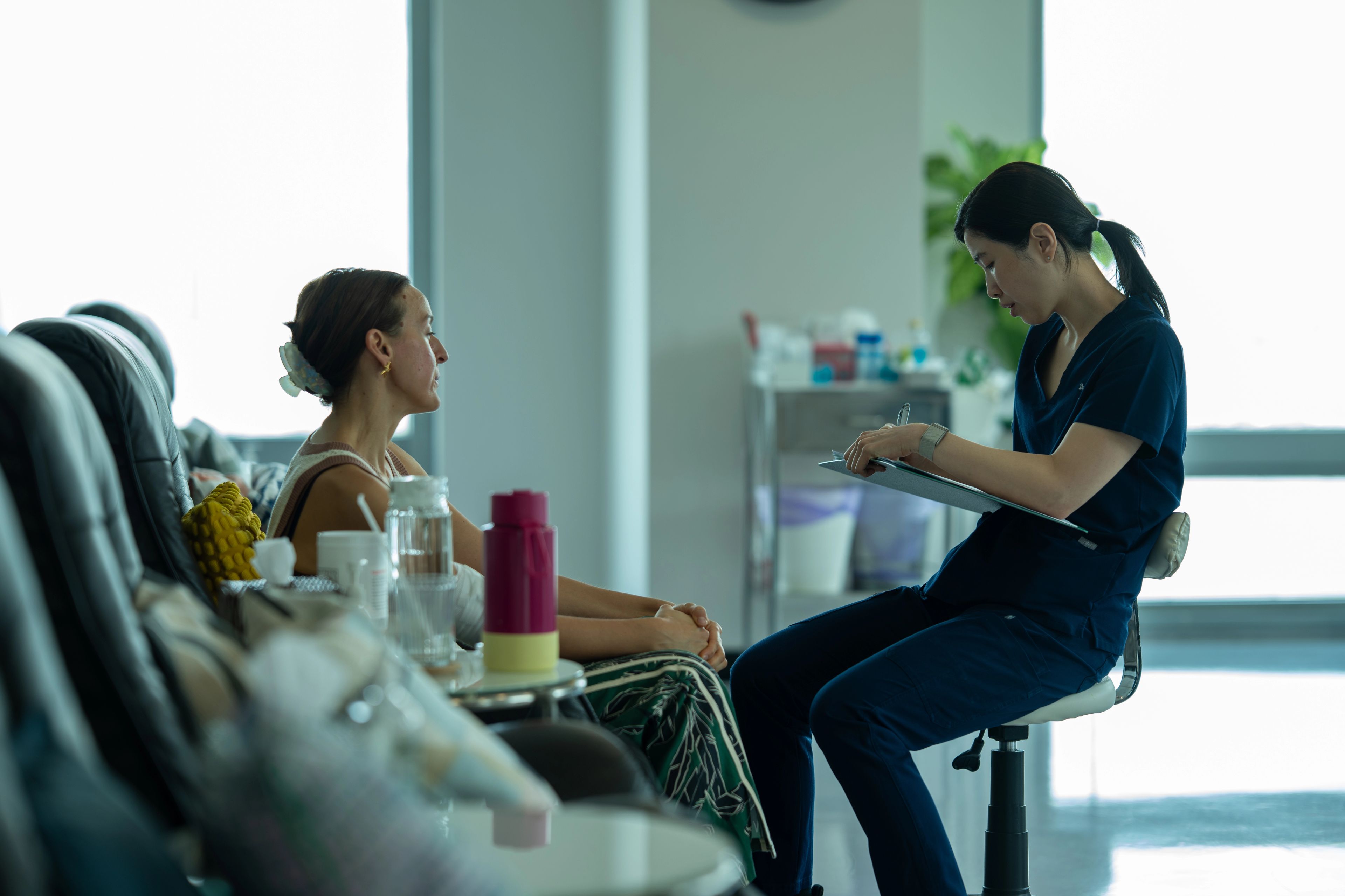 Doctor in consultation with a patient