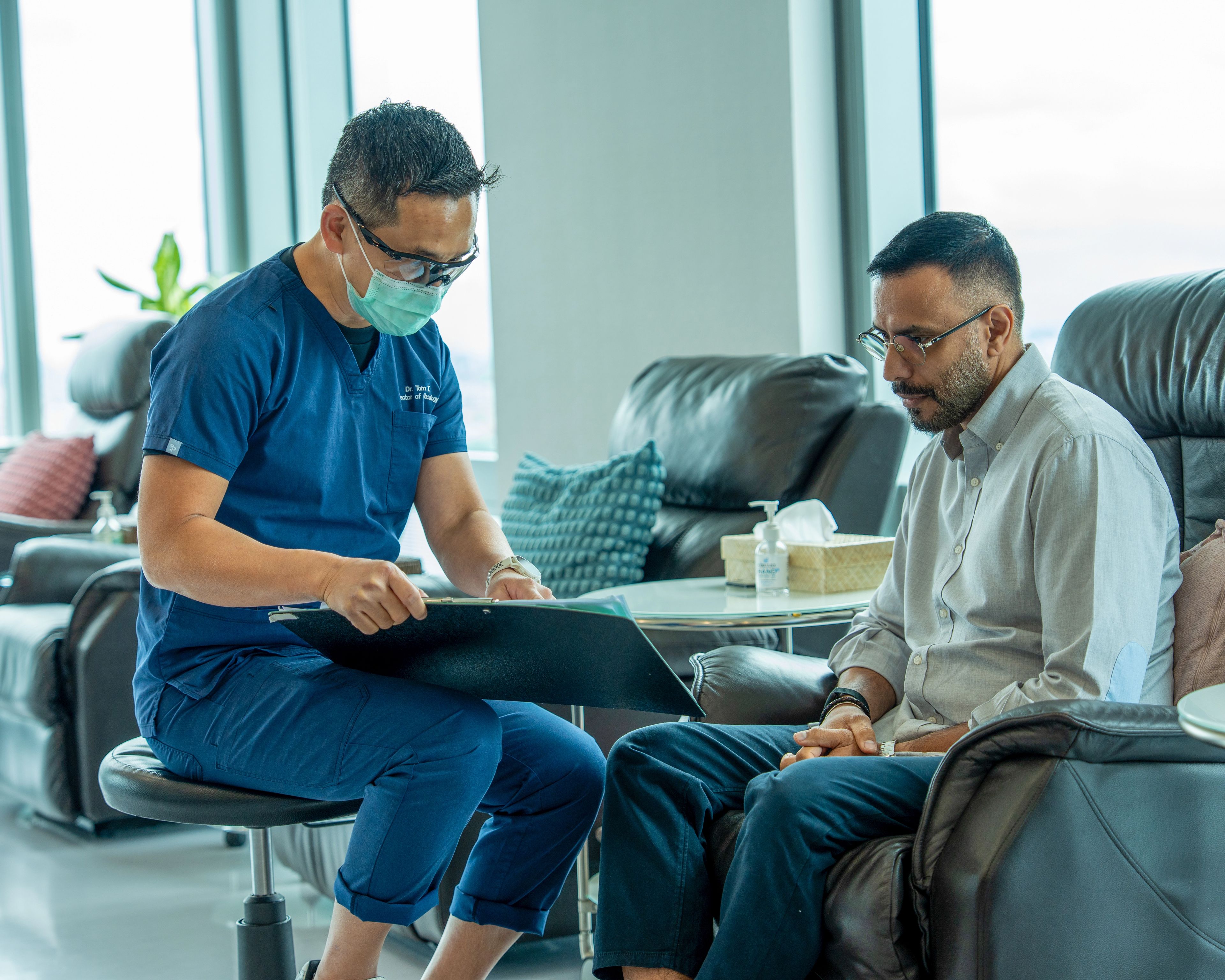 Doctor in consultation with a patient