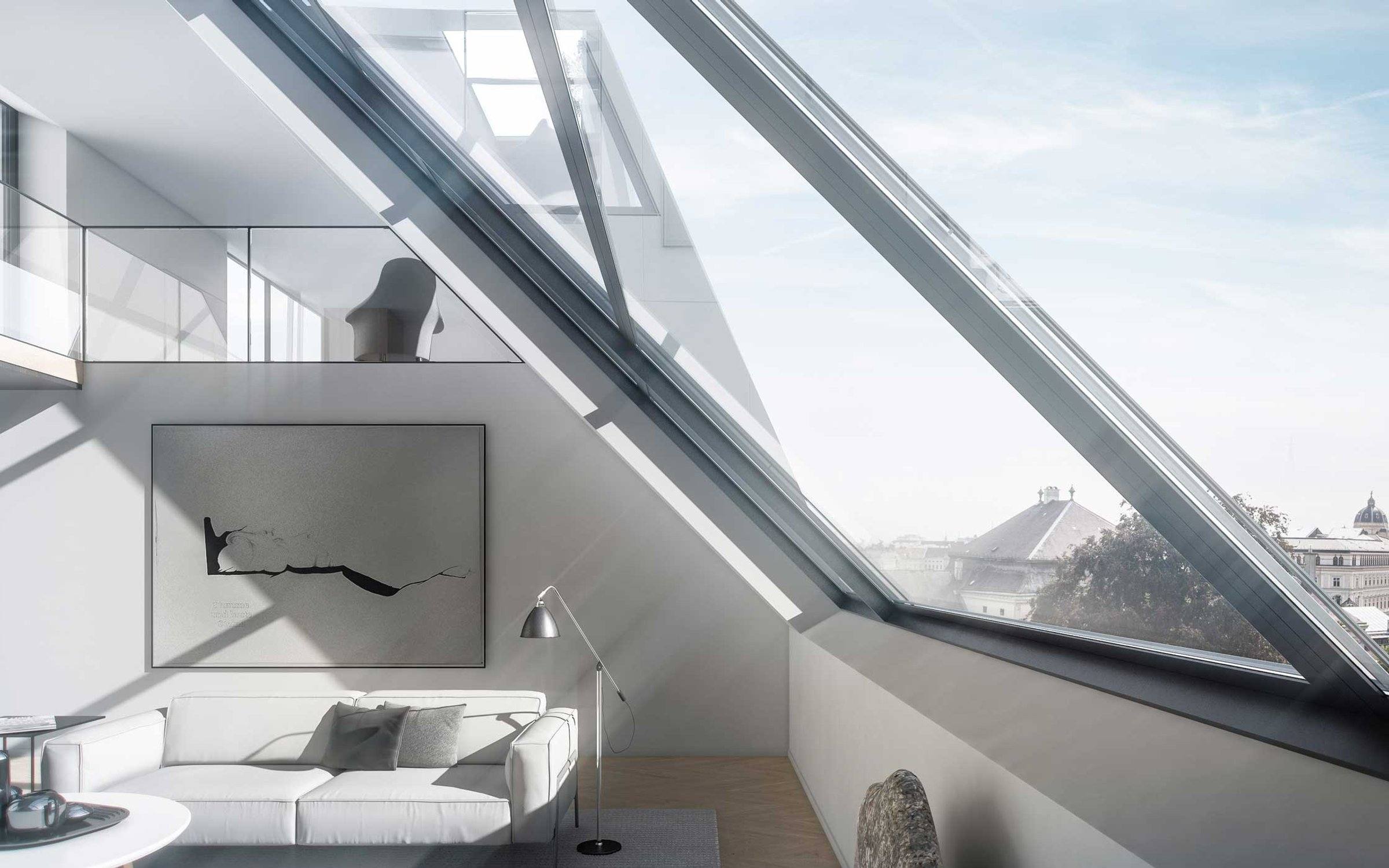 Luxus-Penthouse mit 116 m² Dachterrasse und Outdoor-Küche