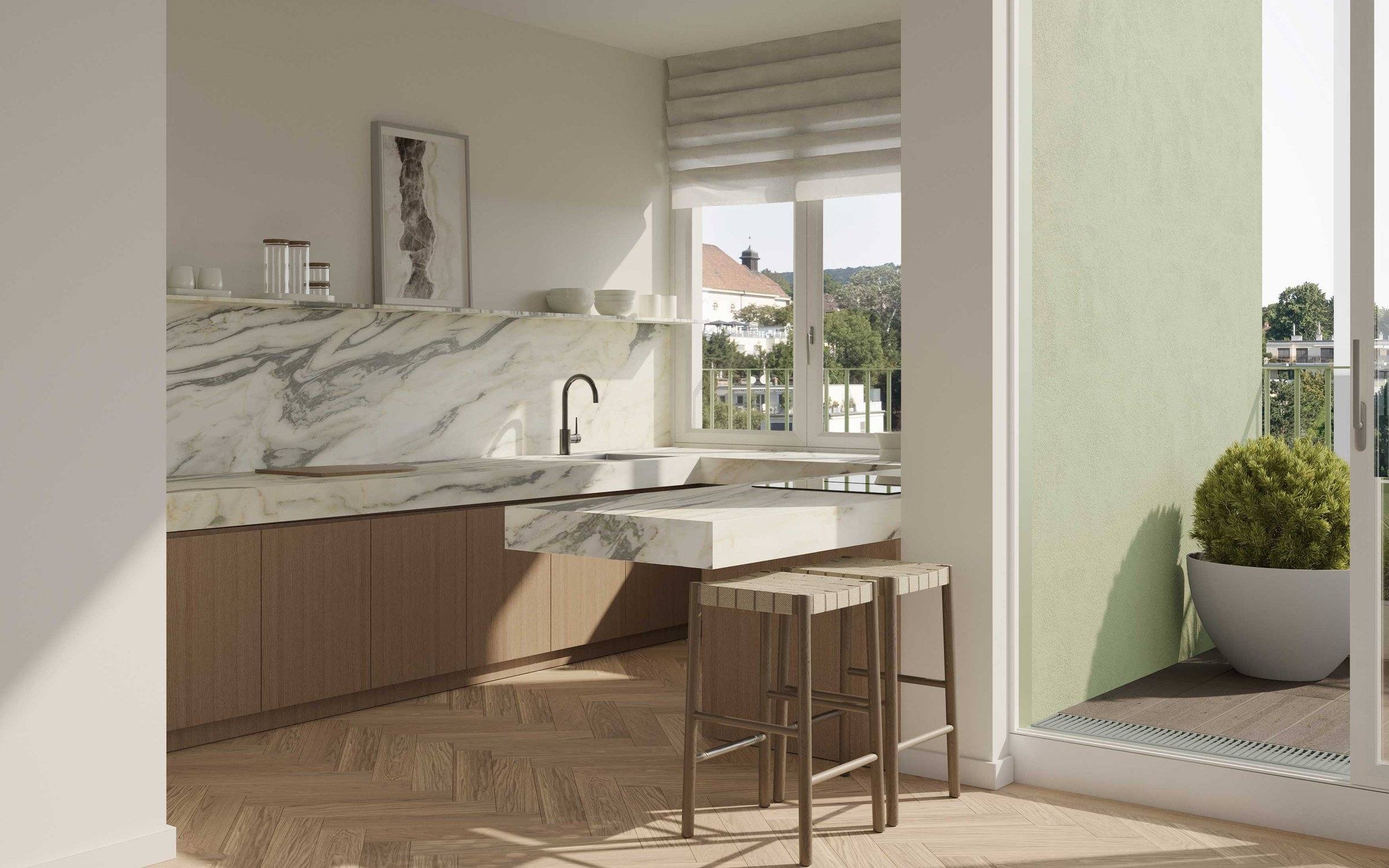 Residieren am Kaasgraben / Dachterrassen-Apartment für die ganze Familie