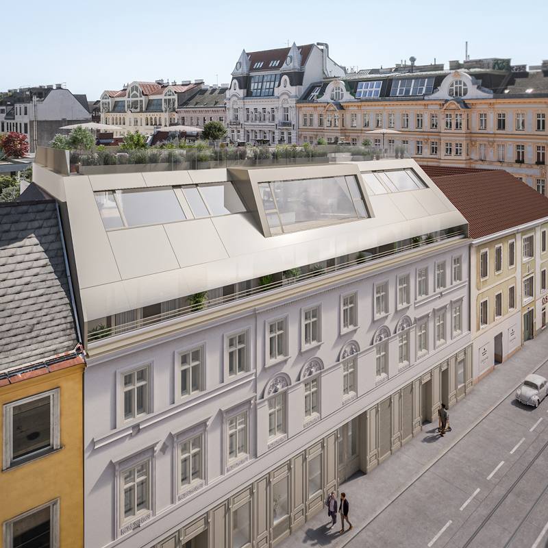 Biedermeier-Charme trifft Stadtoase.