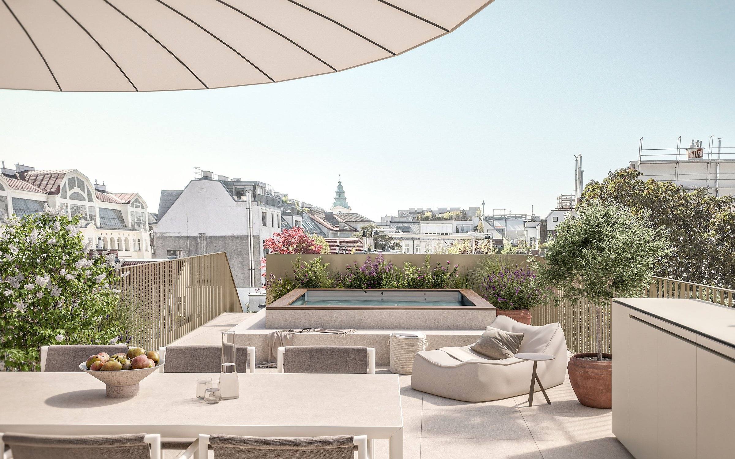 Maisonette Familienapartment mit großzügiger Dachterrasse
