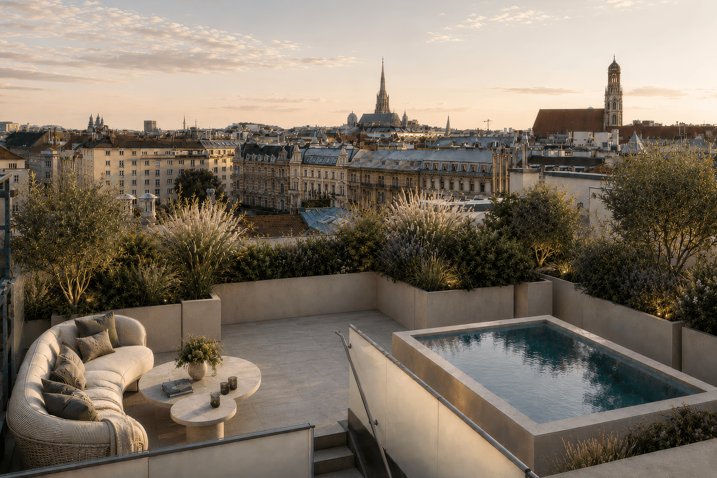 THE PENTHOUSE - Stephansdomblick / Privatsphäre / Private Garage