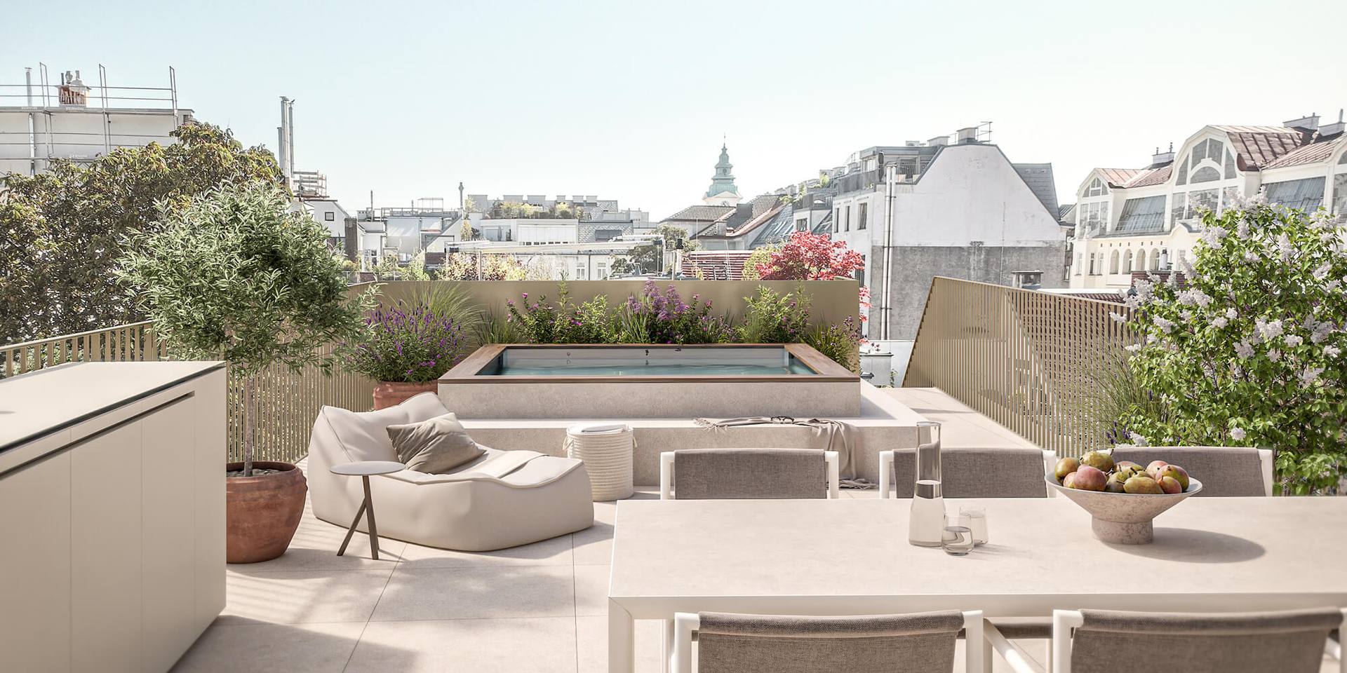 Ruban: Slider Dachterrasse