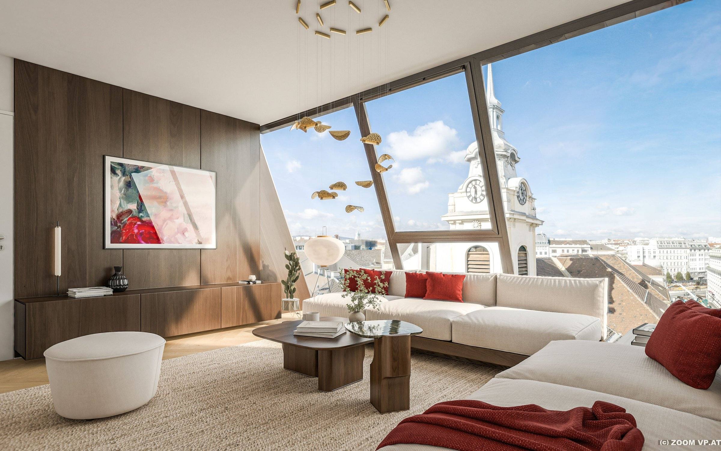 Dachmaisonette mit weitläufiger Terrasse in Margareten