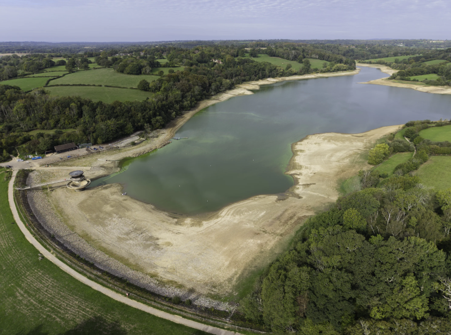 A photo of Ardingly Reservoir in Sussex on 24 September 2026