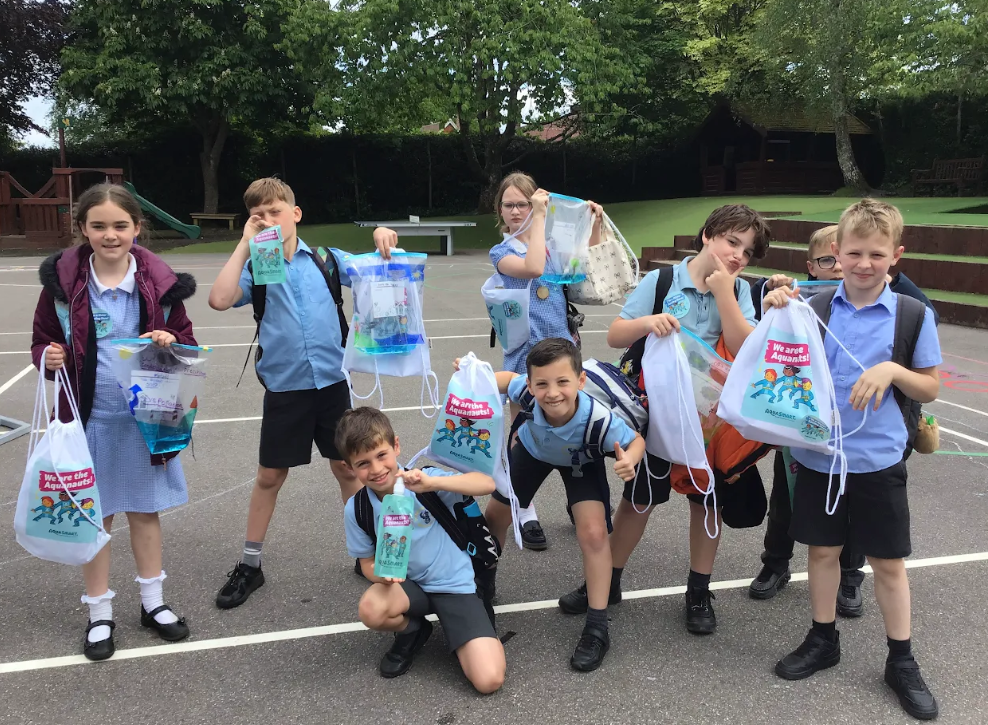 Students at St Mary's School in Hartfield