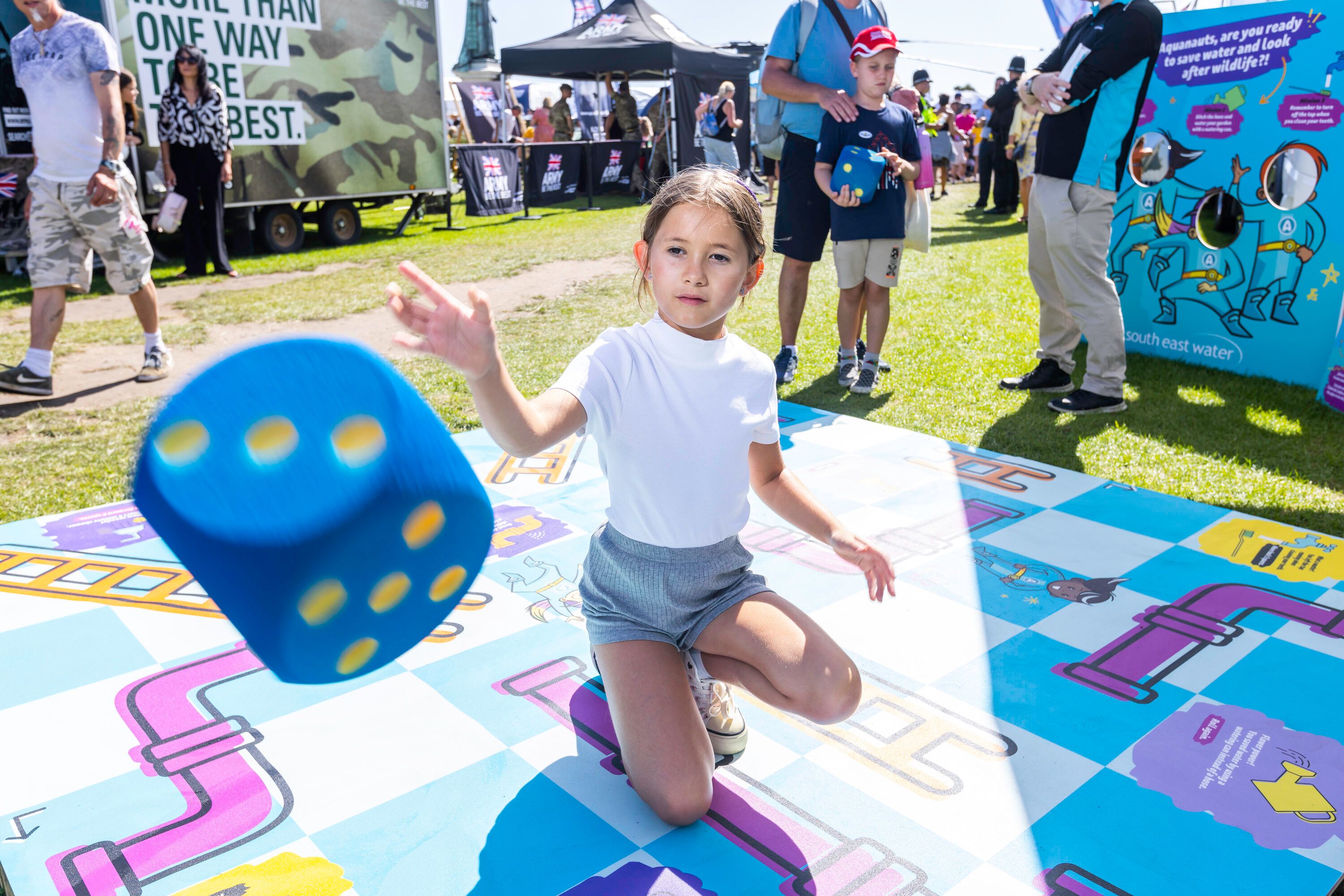 A child plays our AquaSmart themed game