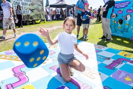 A child plays our AquaSmart themed game