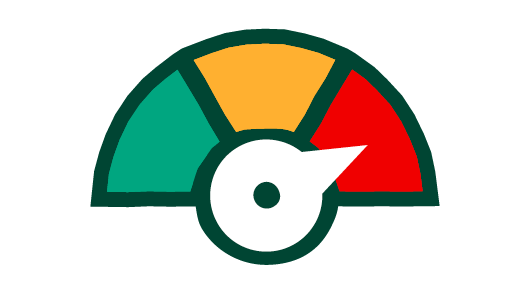 Our 'Summer Hose Check' tool. It is a dial with green, amber and red segments. The pointer is on the red segment.