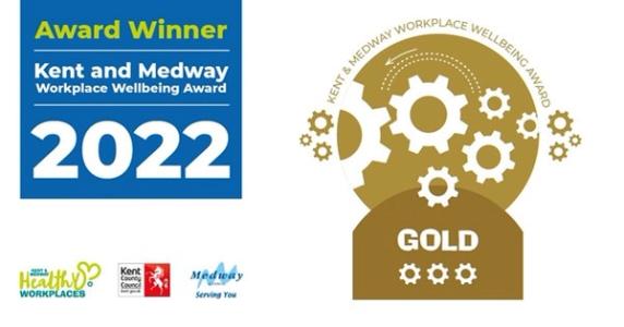 Award winner Kent and Medway workplace and wellbeing award 2022