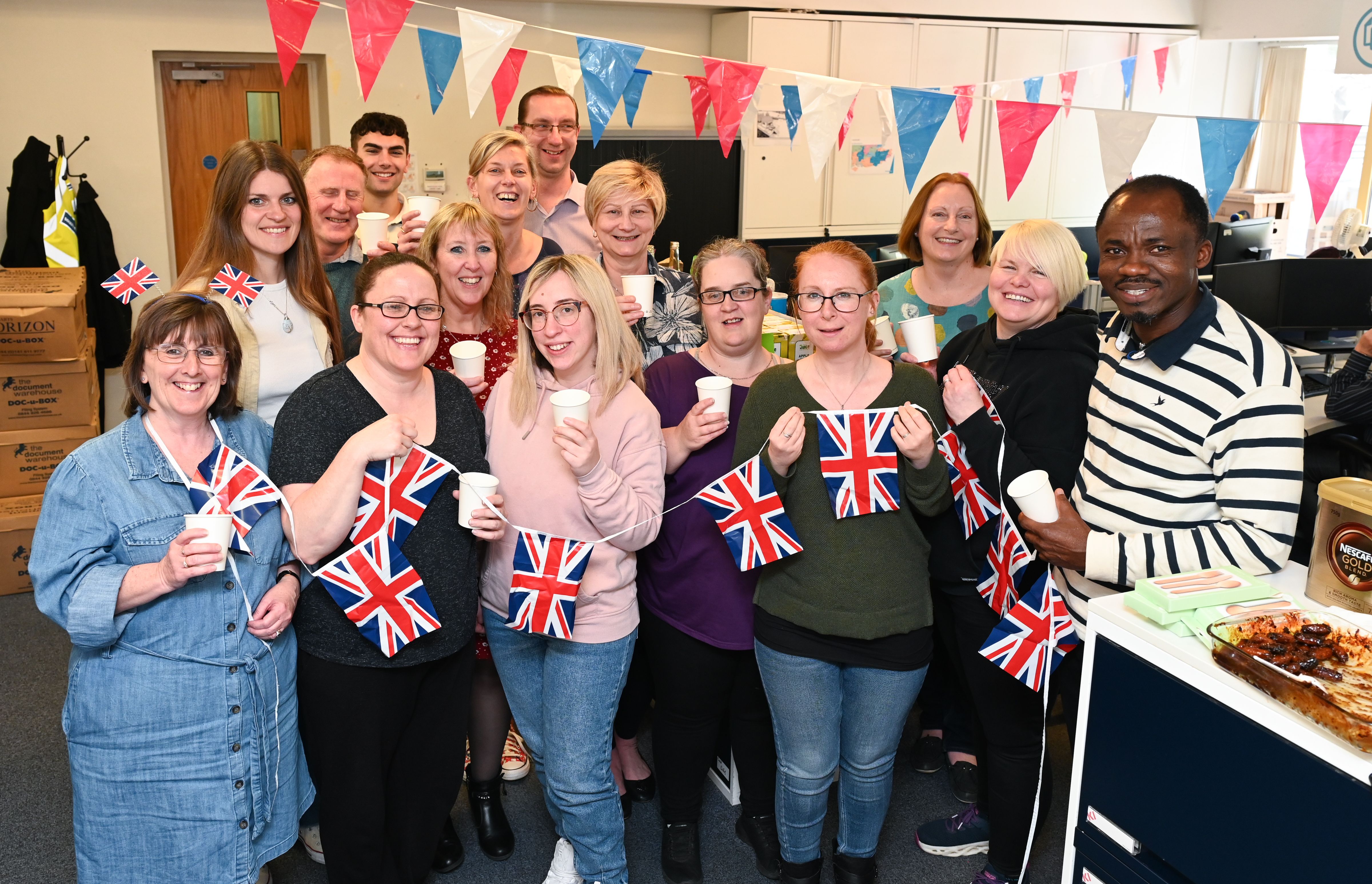 South East Water team celebrating the Coronation 