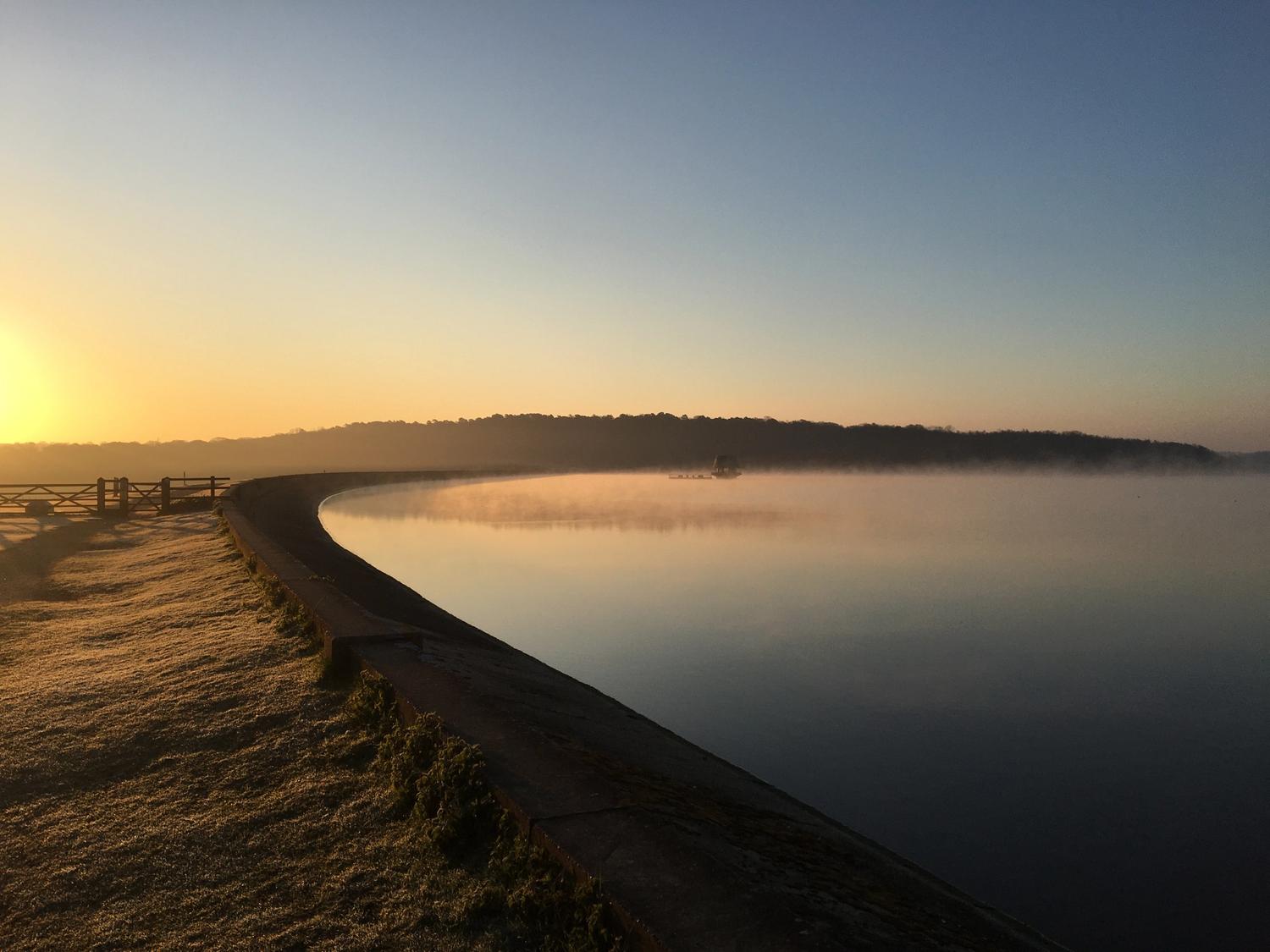 Sunrise over Bewl Water