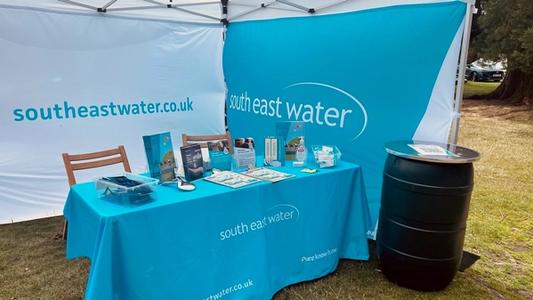 A South East Water stand at the festival 
