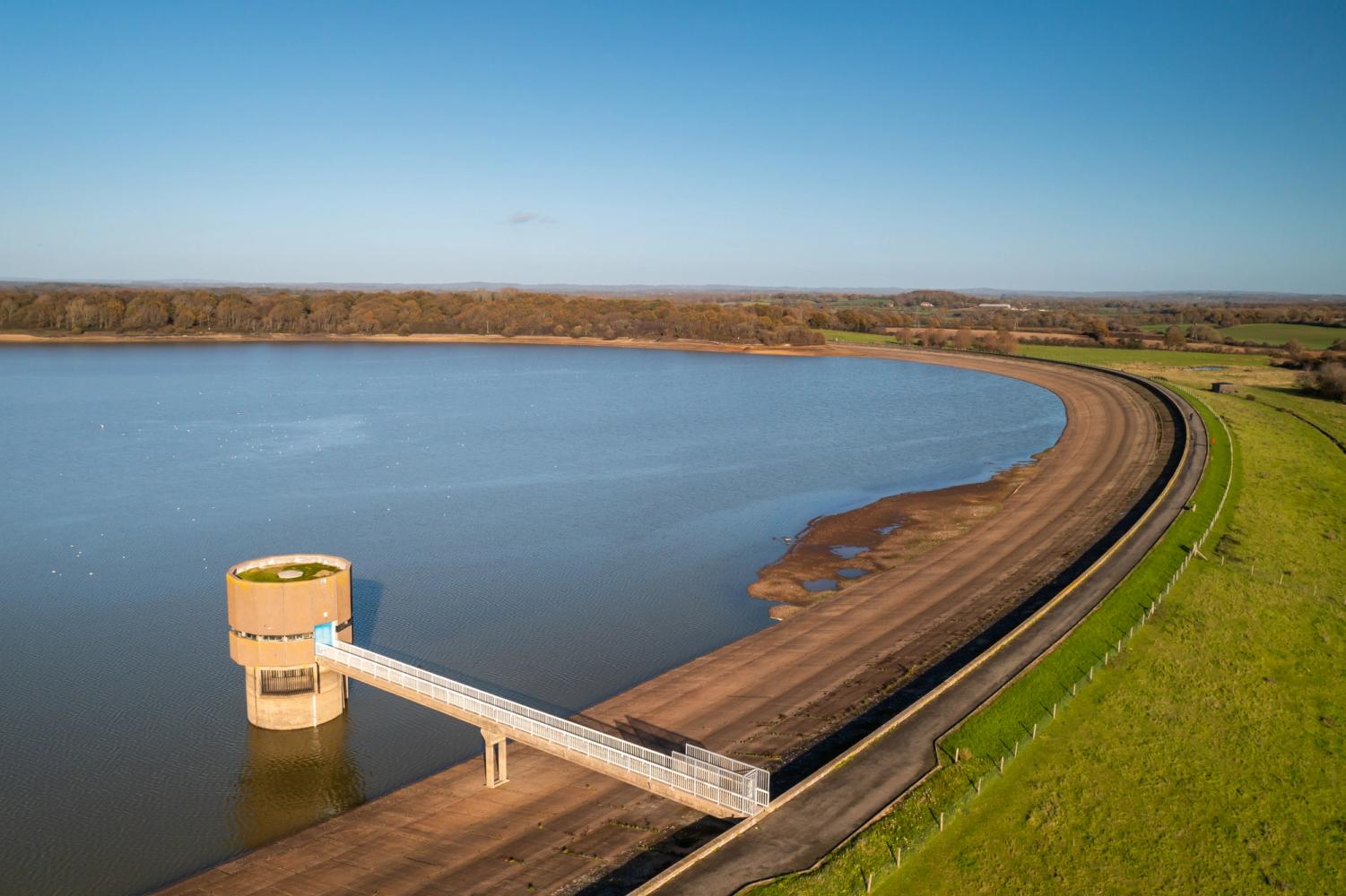 Photograph of Arlington Reservoir.