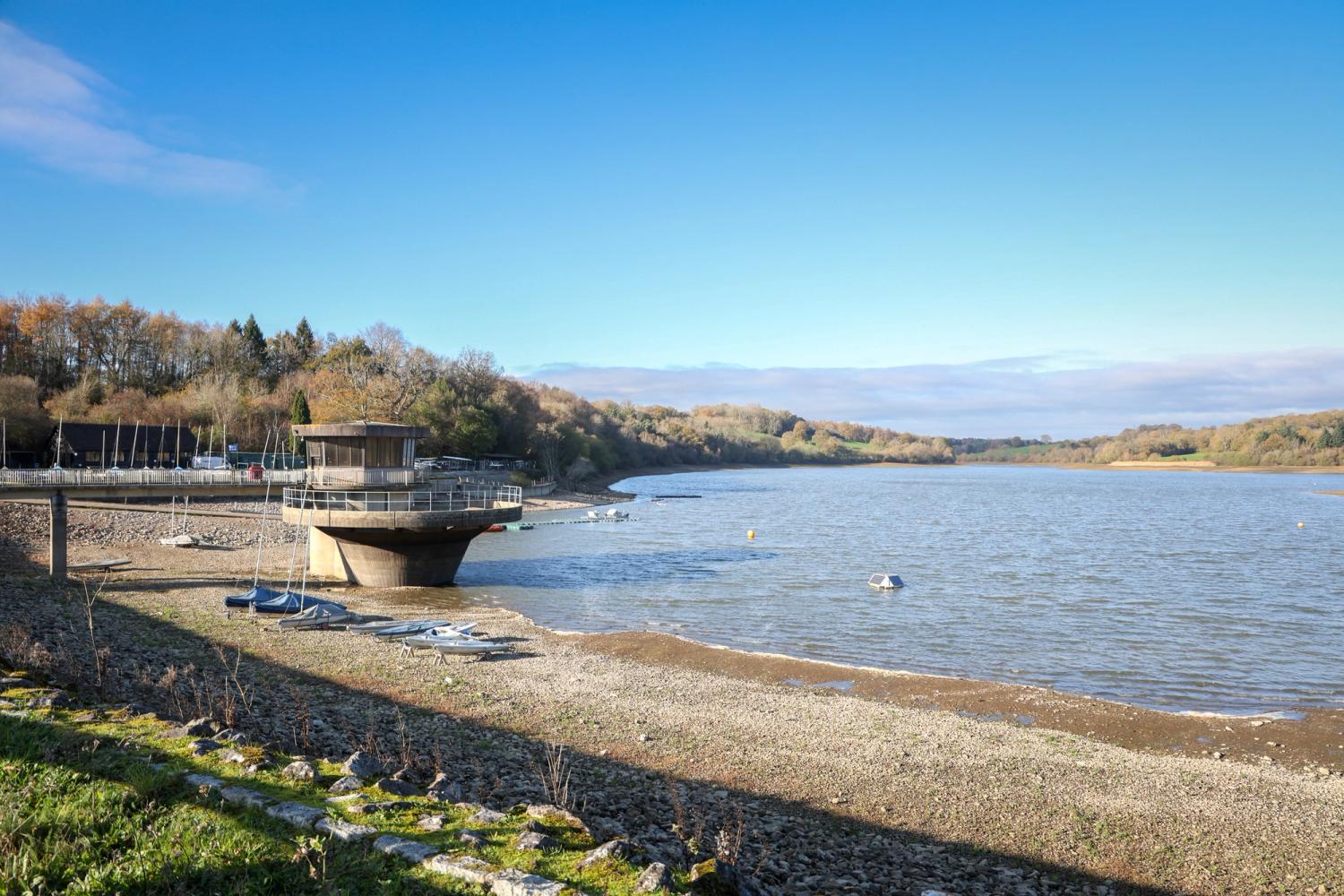 Photo of Ardingly Reservoir on 20 November 2025.