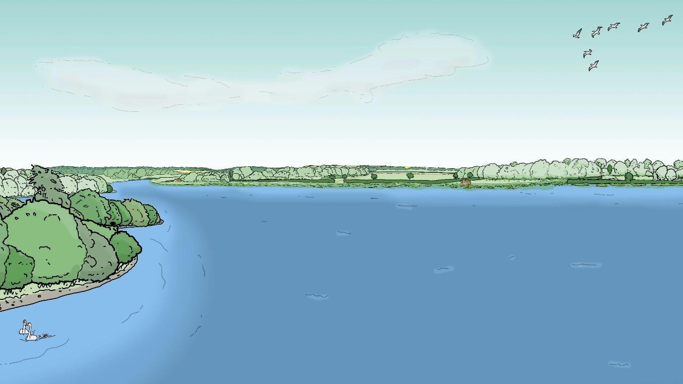 CGI impression of Broad Oak Water