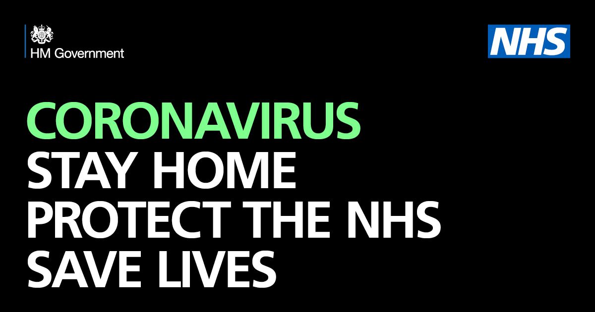 NHS Logo - Coronavirus, Stay Home, Protect the NHS, Save Lives