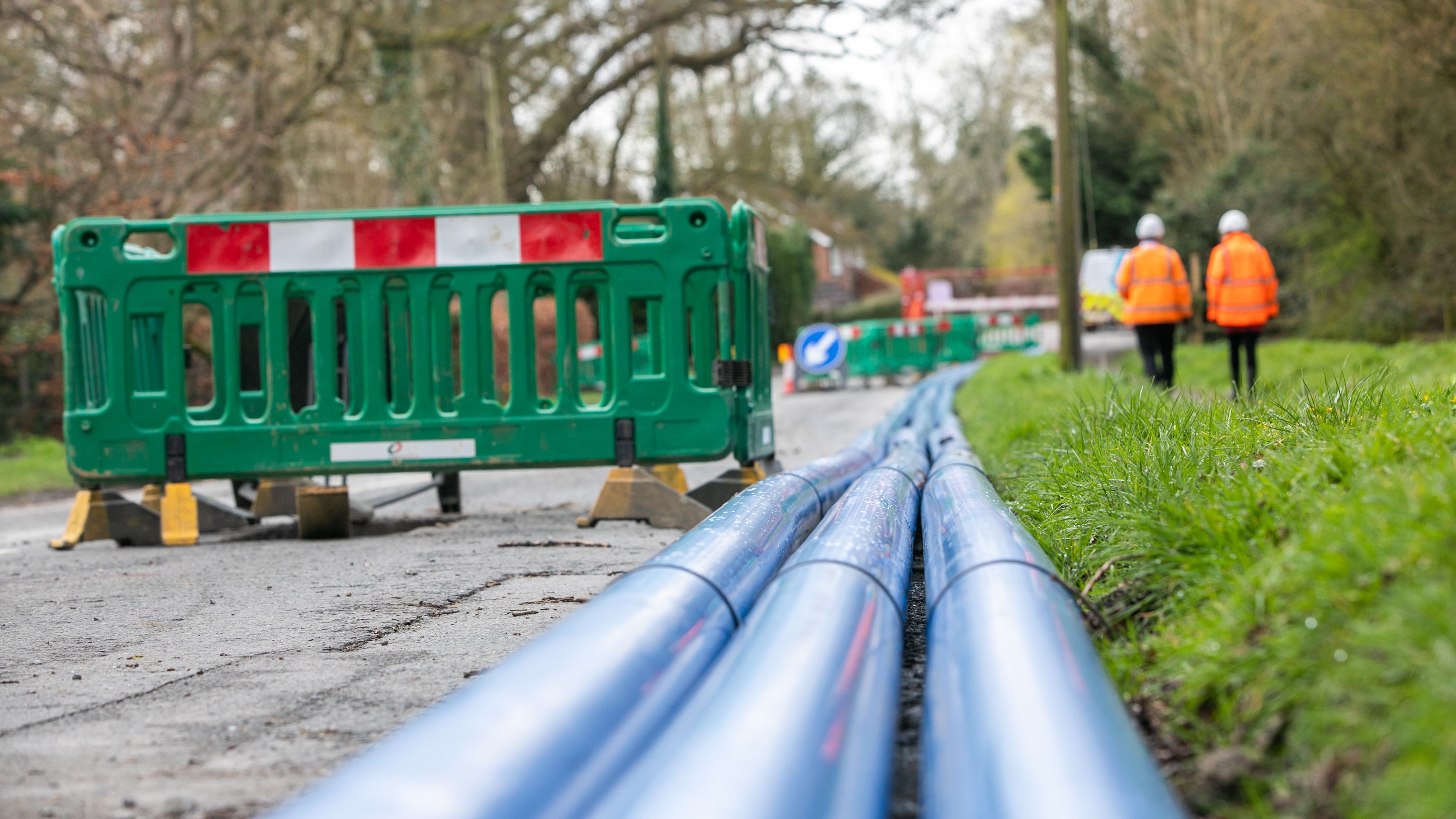 Water Main Replacement in Upper Street Leeds South East Water