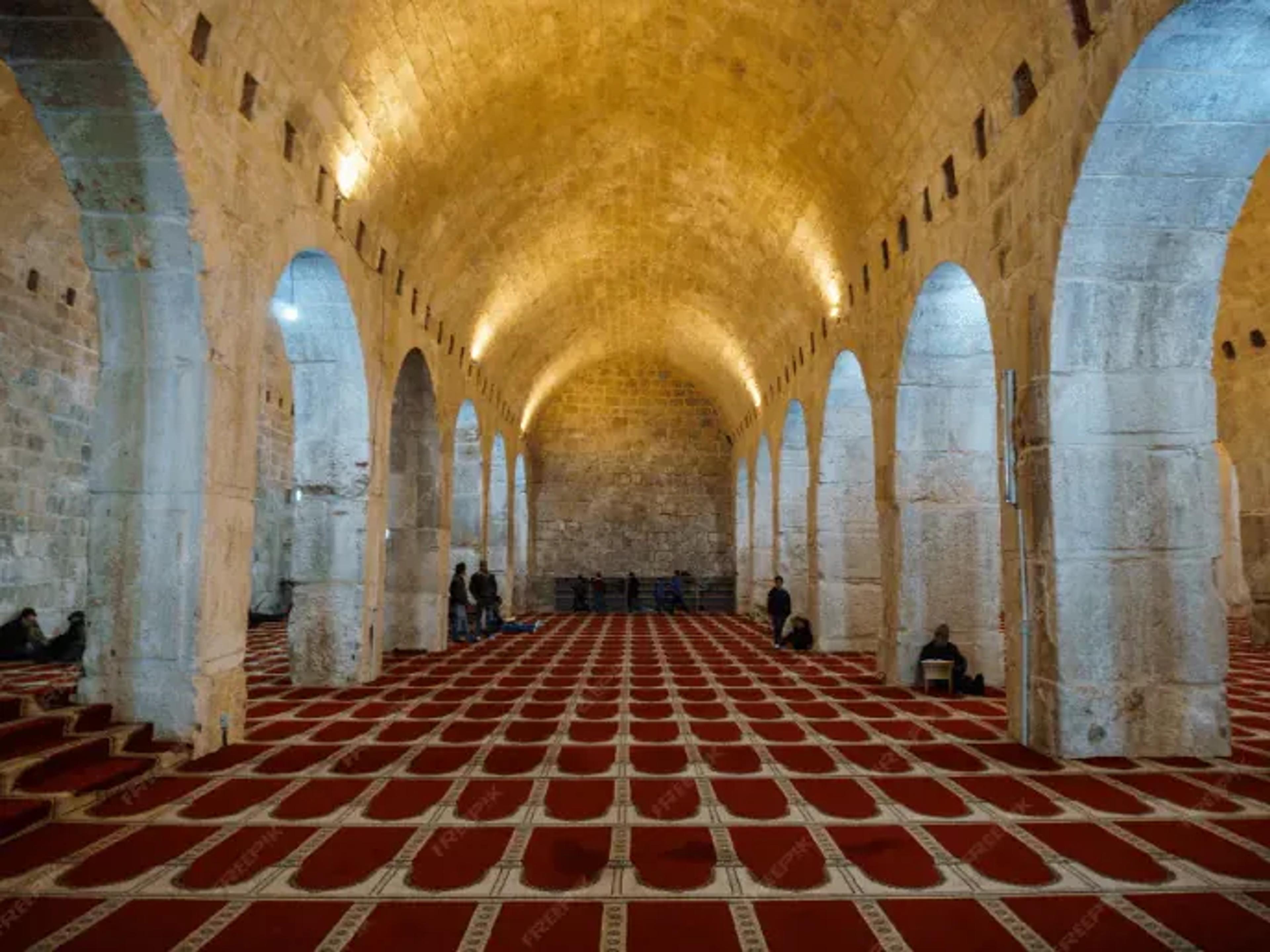 Inside Al-Aqsa Mosque, Palestinian Territories