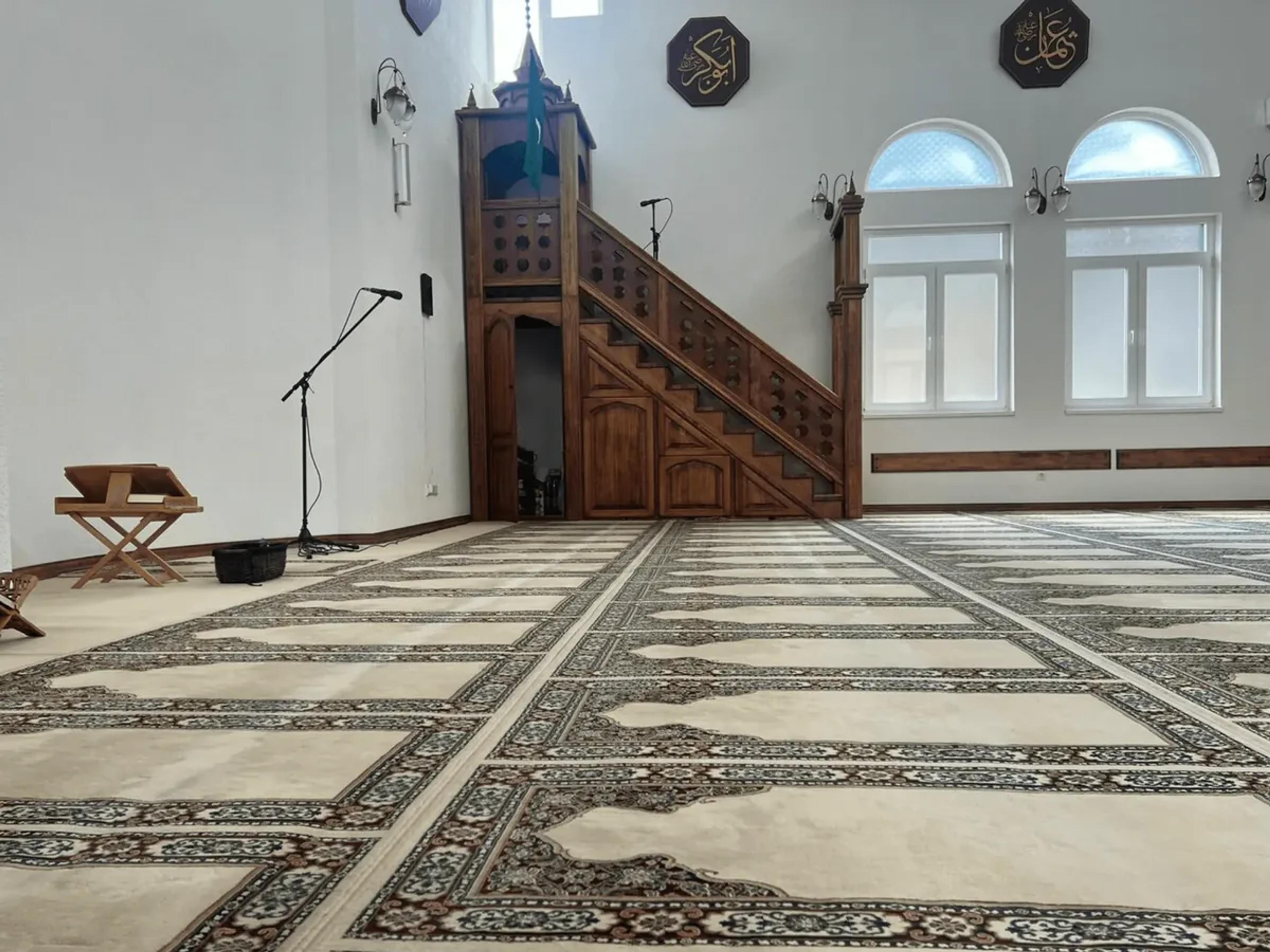 Inside Divič Mosque, Bosnia and Herzegovina