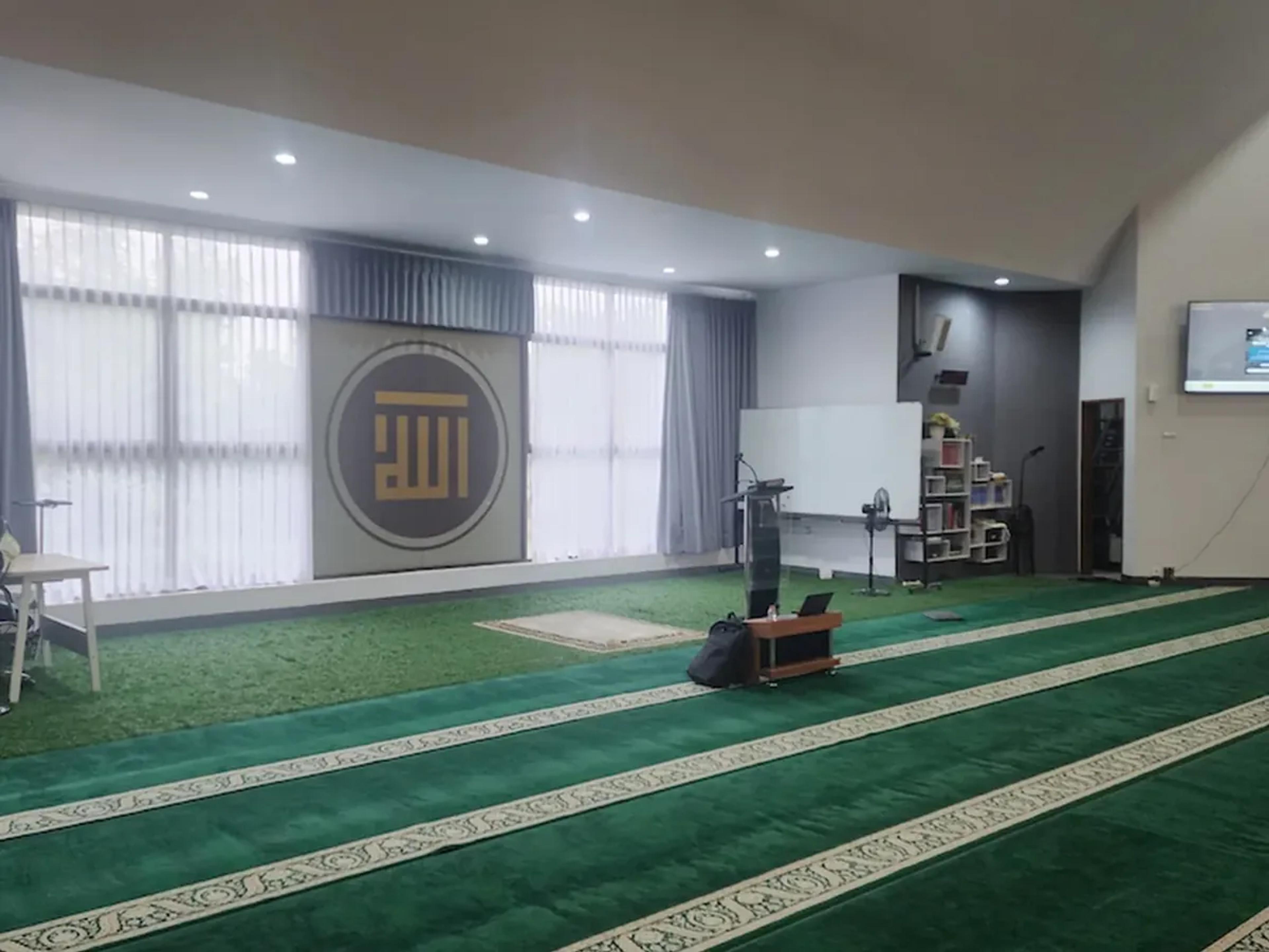 Inside Al-Multazam Mosque, Cherry Field, Indonesia