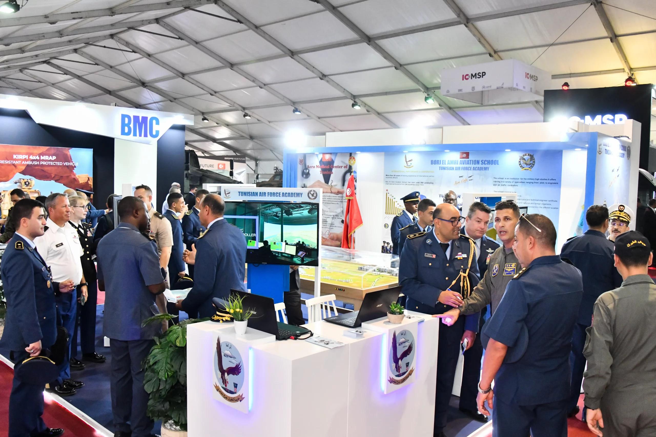 IADE Tunisia exhibition visitors