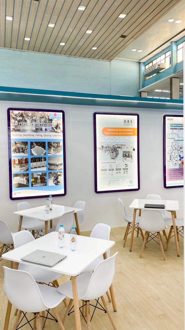 Vue interieure stand Best Innovation SAFEX Alger par EFFECT Global