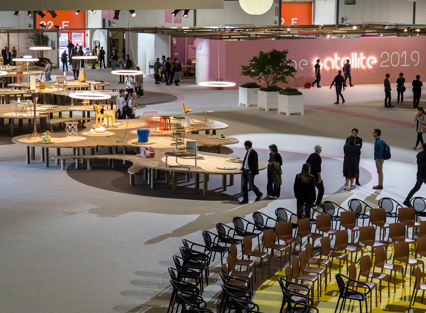 Premium furniture and design exhibition stand at Salone del Mobile Milan
