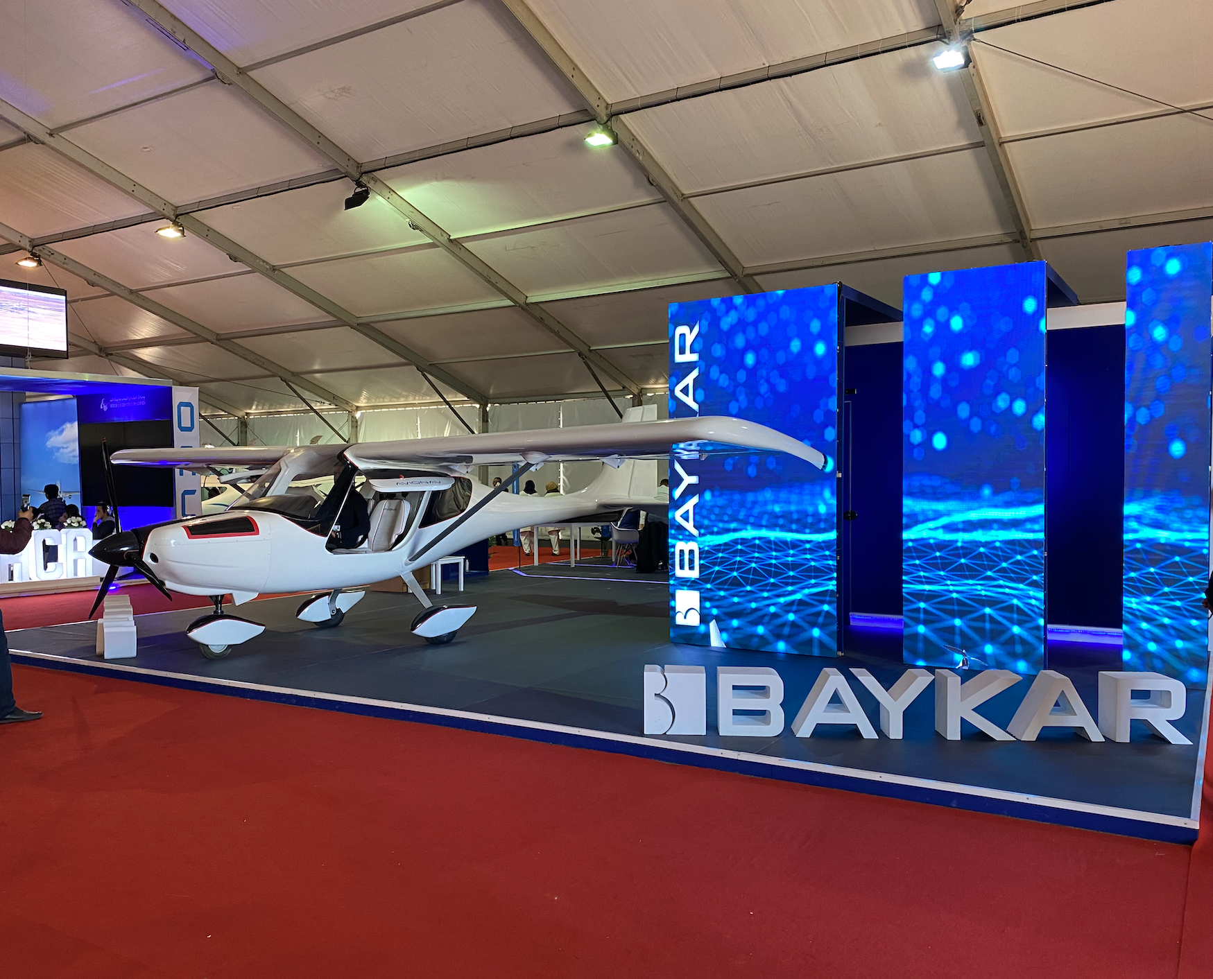 Baykar & Avionav — IADE 2020 Aerospace & Defence Pavilion, Djerba — detail