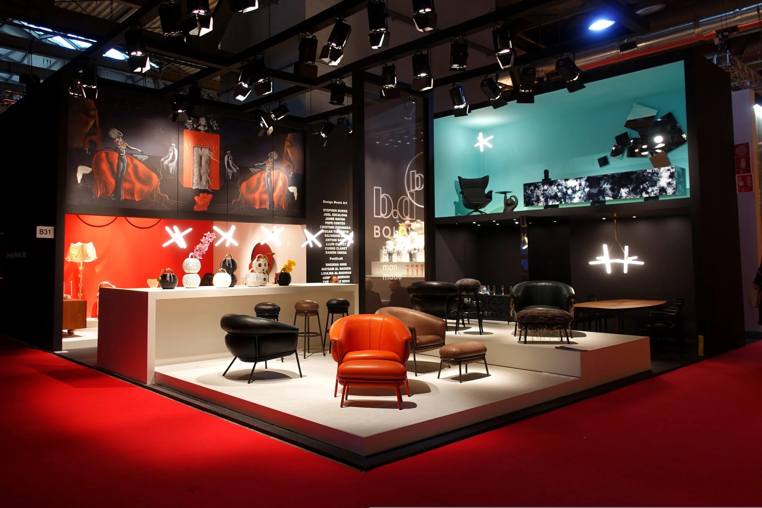 Premium custom exhibition stand at European trade show Fiera Milano