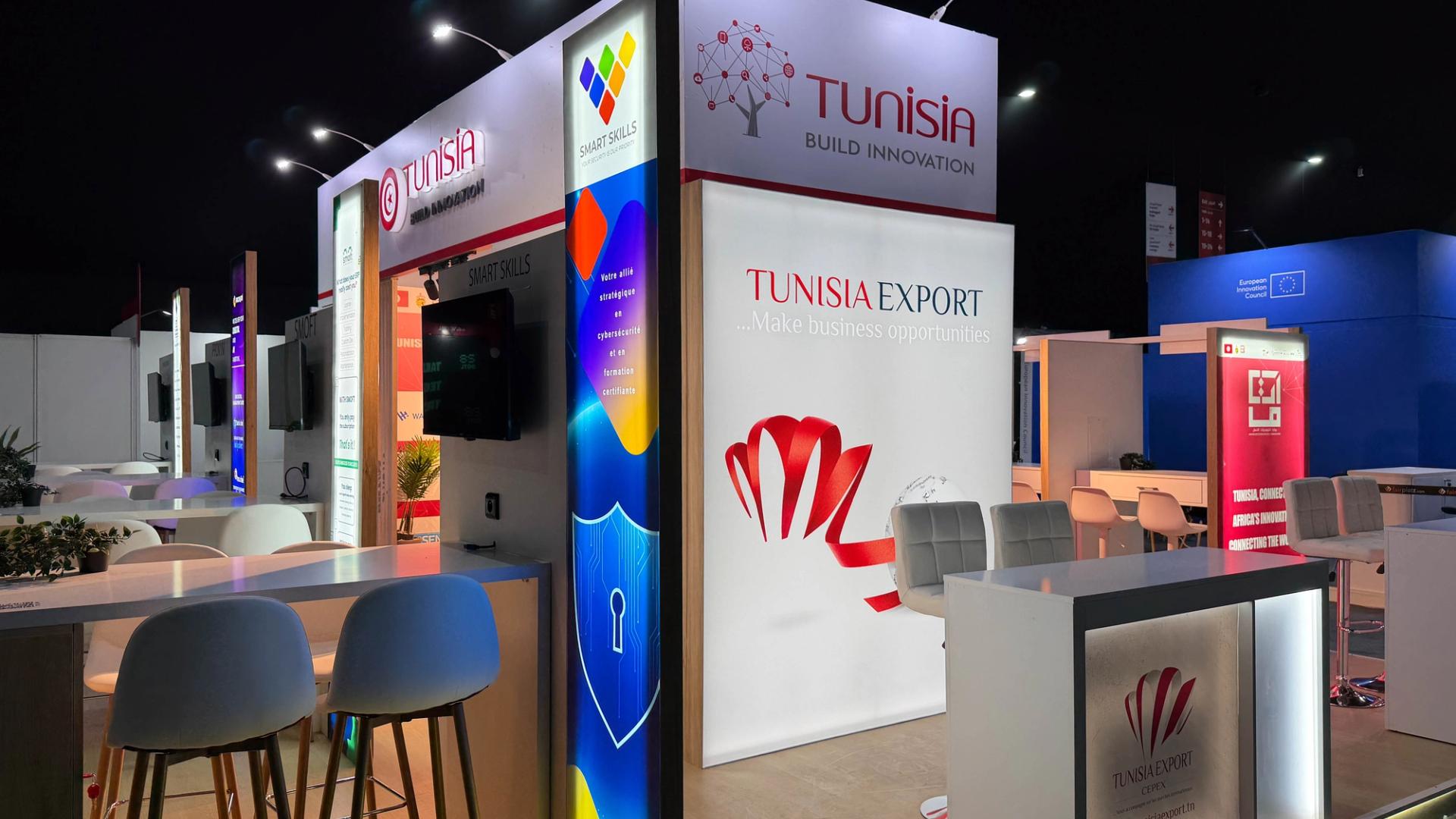 Tunisia National Pavilion for CEPEX at GITEX Africa 2026, Place Bab Jdid, Marrakech, by EFFECT Global