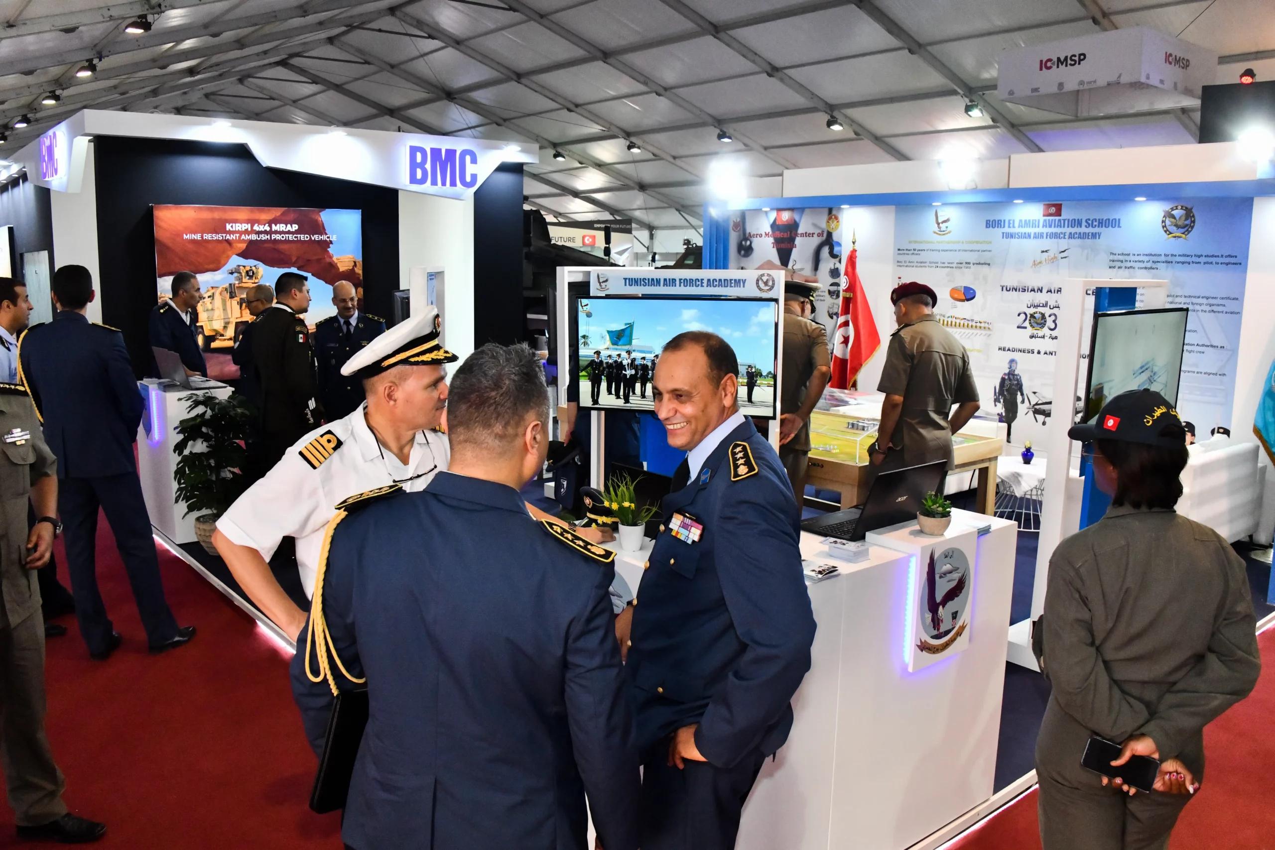 Delegation visiting a professionally designed exhibition stand