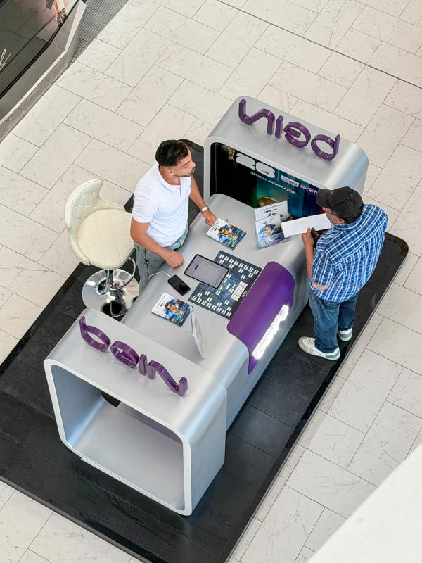Stand sur mesure beIN Sports activation Azur City Tunis 2026 EFFECT Global