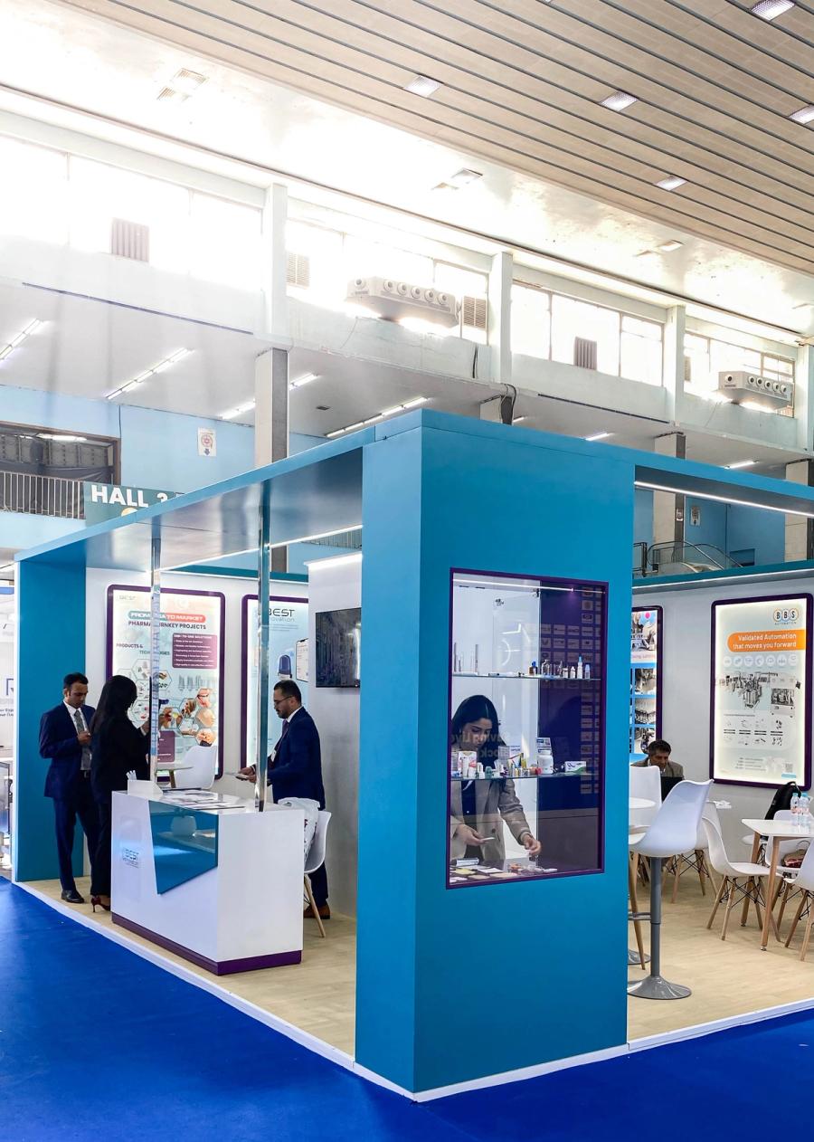 Stand d'exposition livré par EFFECT Global en Algérie au SAFEX Alger