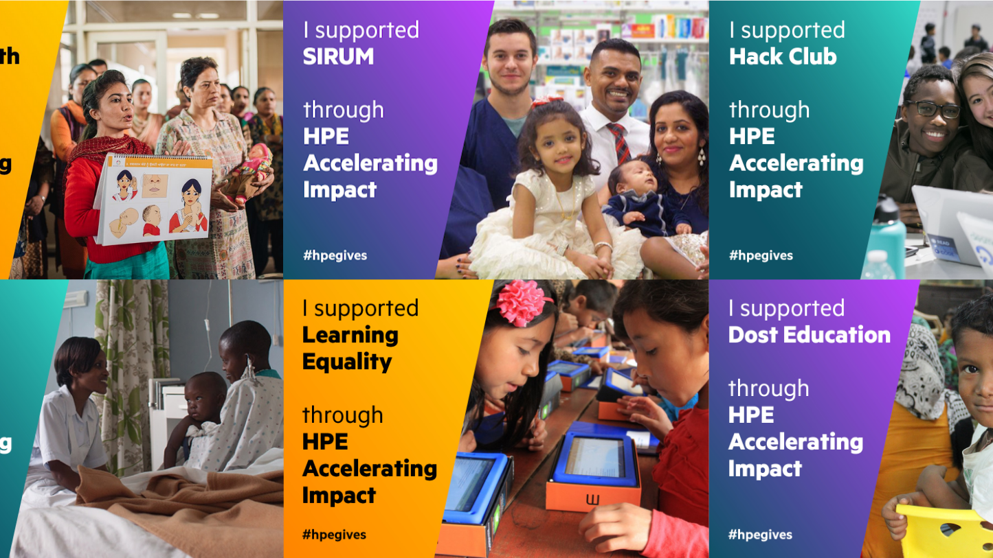 HPE Donates $1.2M+ to Tech Nonprofits in Second Annual HPE Accelerating Impact Program