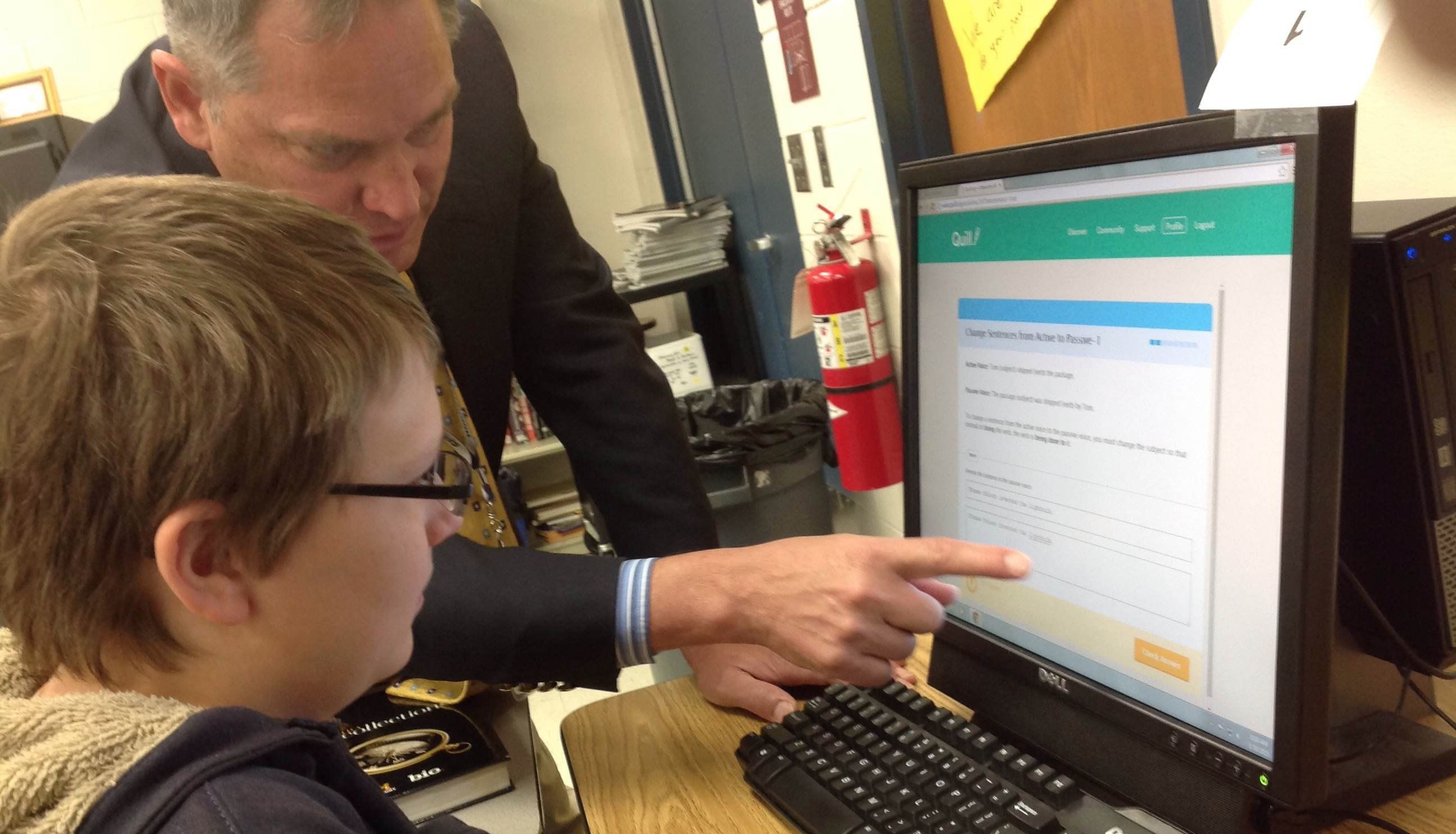 Quill: Free writing, grammar, and vocabulary games for students