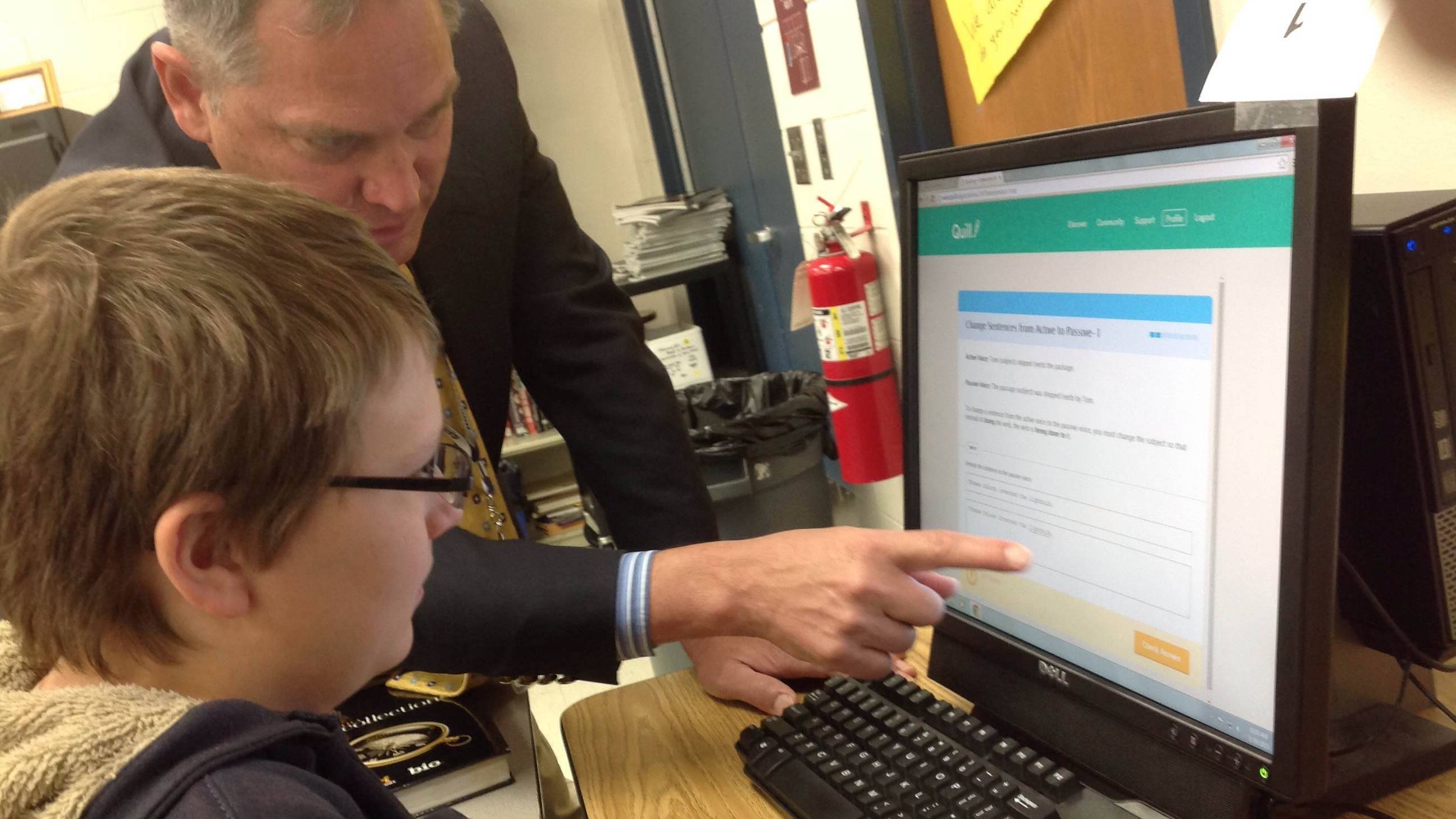 Quill: Free writing, grammar, and vocabulary games for students