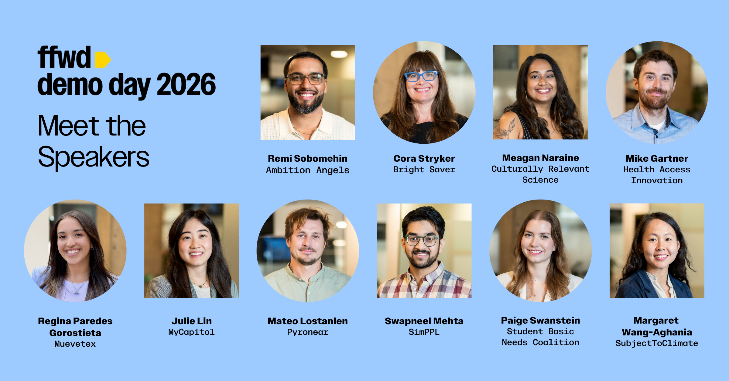 Demo Day 2026 Registration Page – Fast Forward