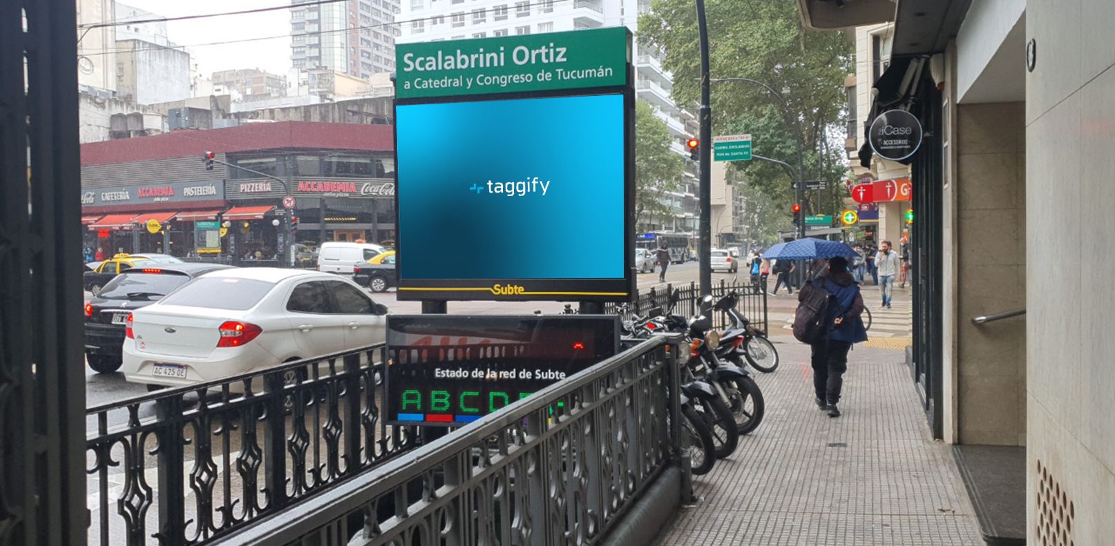 AR - CABA - Palermo - Subte Acceso: Scalabrini Ortiz (D) G04 - CABA