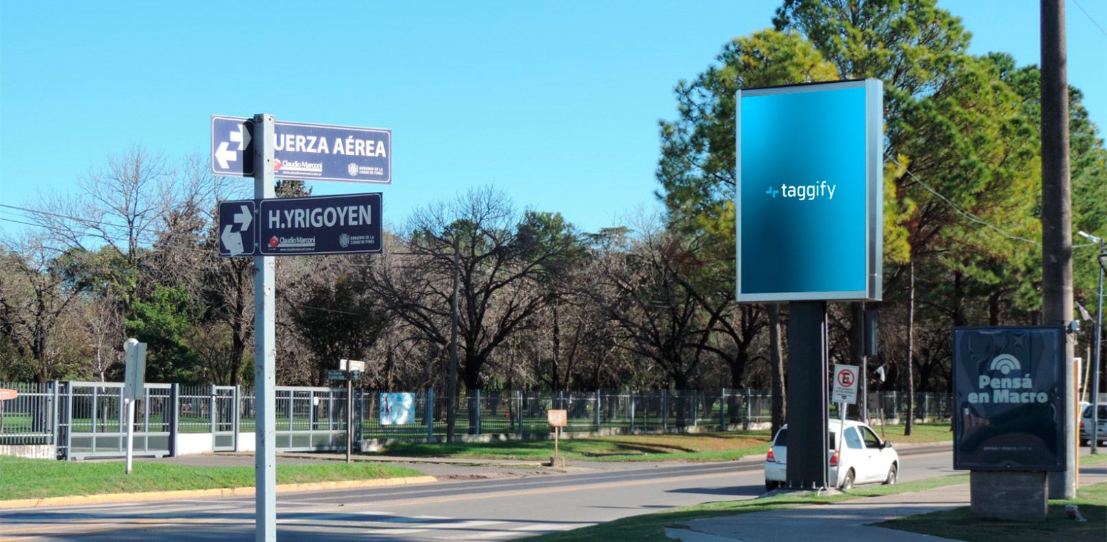 AR - Santa Fe - Funes - Av. Fuerza Aerea e Hipolito Yrigoyen - Este - Santa Fe