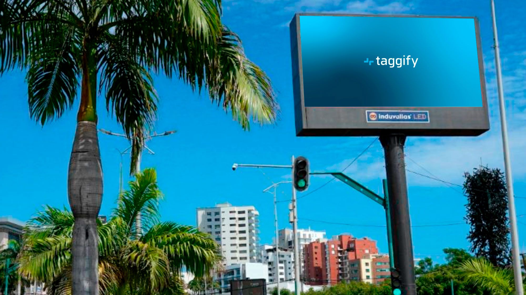 EC - Manta - Puerto de Manta - Avmalecon Ingreso Peatonal Playa Murcielago Pantalla Led - Manta