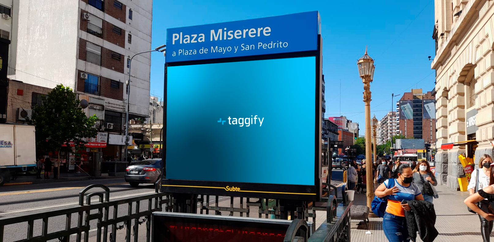 AR - CABA - Balvanera - Subte Acceso: Plaza Miserere G06 - CABA