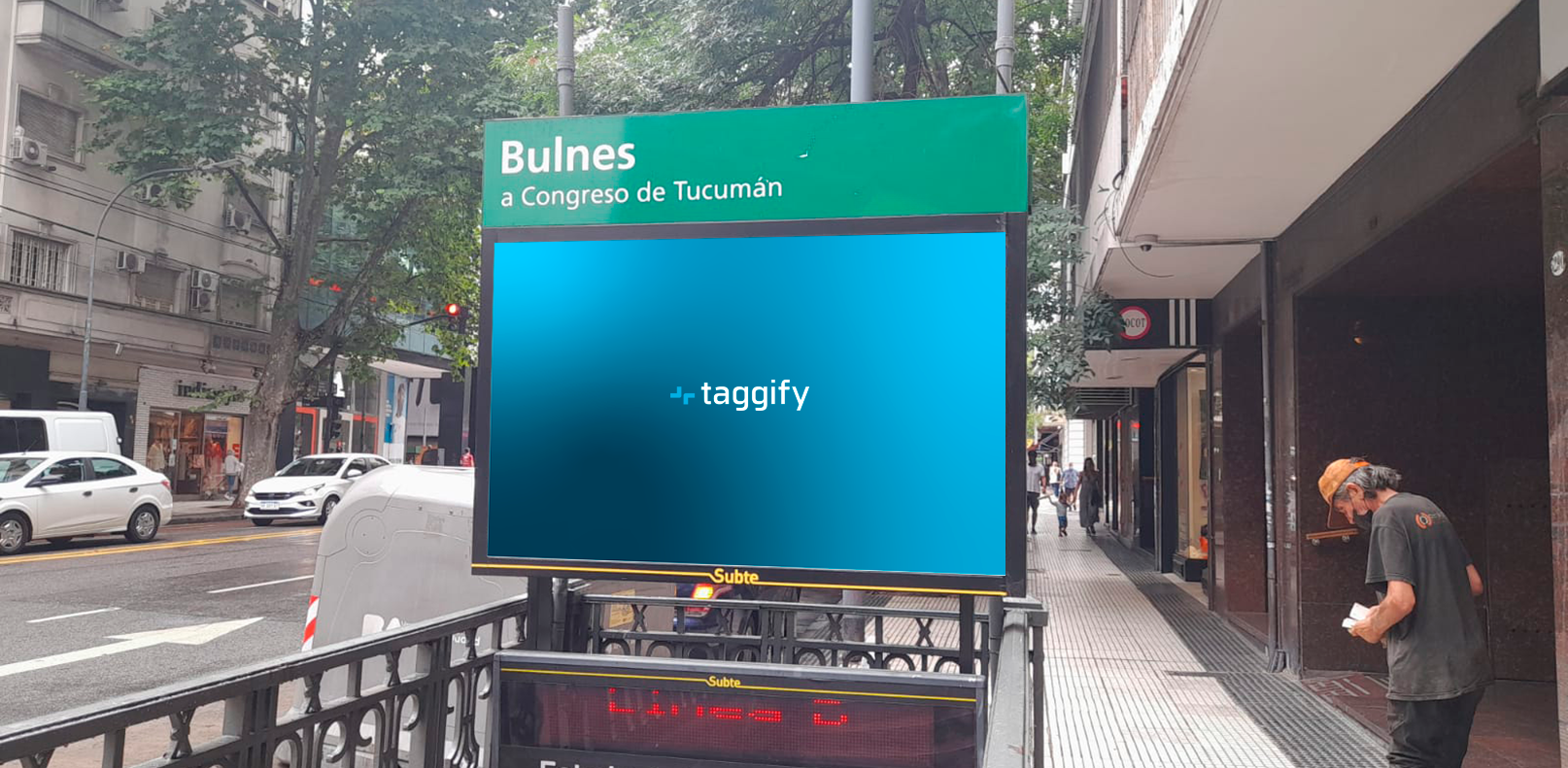 AR - CABA - Palermo - Subte Acceso: Bulnes (D) G01 - CABA