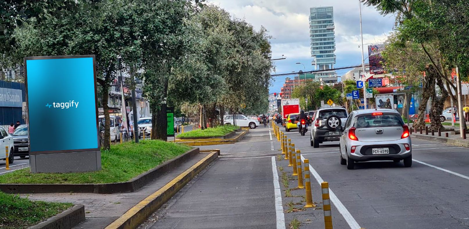 EC - Pichincha - Quito - Amazonas - Blasco Nunez De Vela - Frente A Restaurante Pizza Sa - Quito