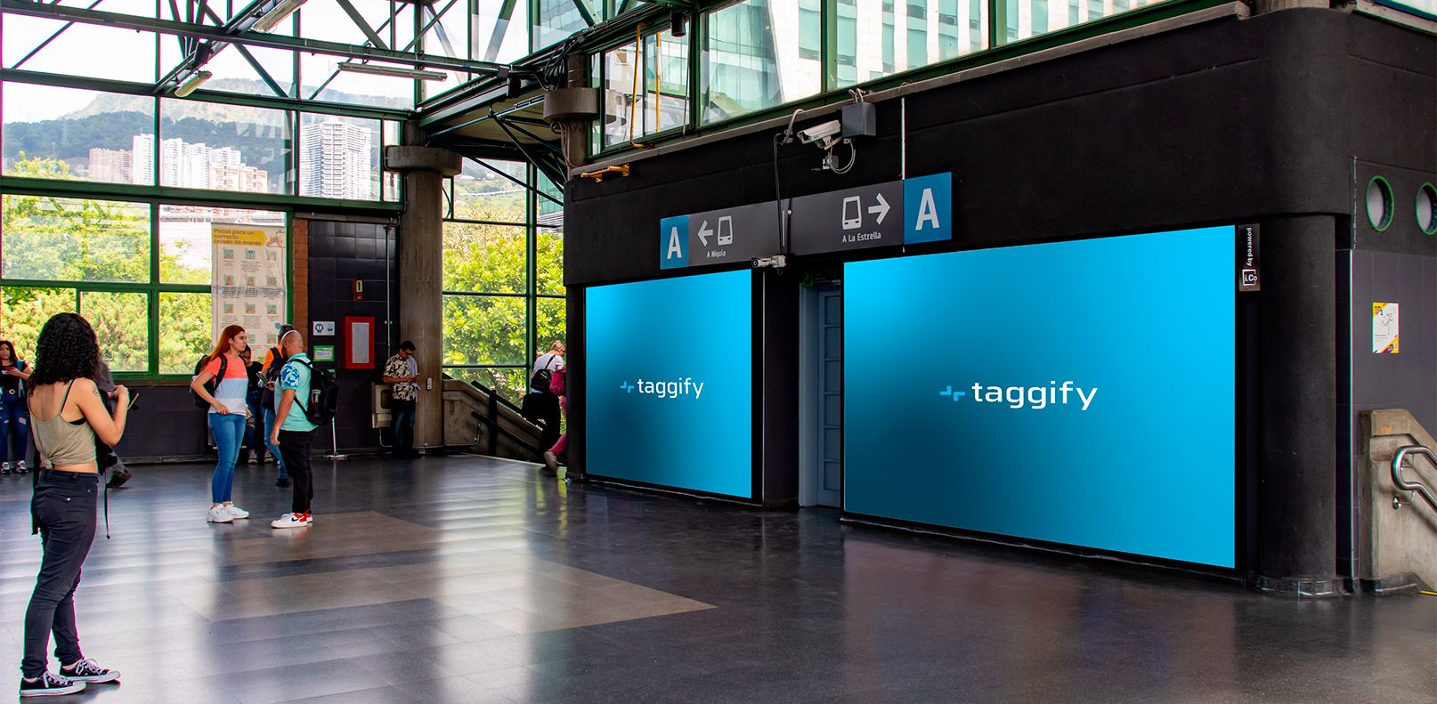 CO - Cali - Aeropuerto - Bonilla Aragon - Muelle 2 - Circuito - 68 Monitores (AirTV) - Medellín