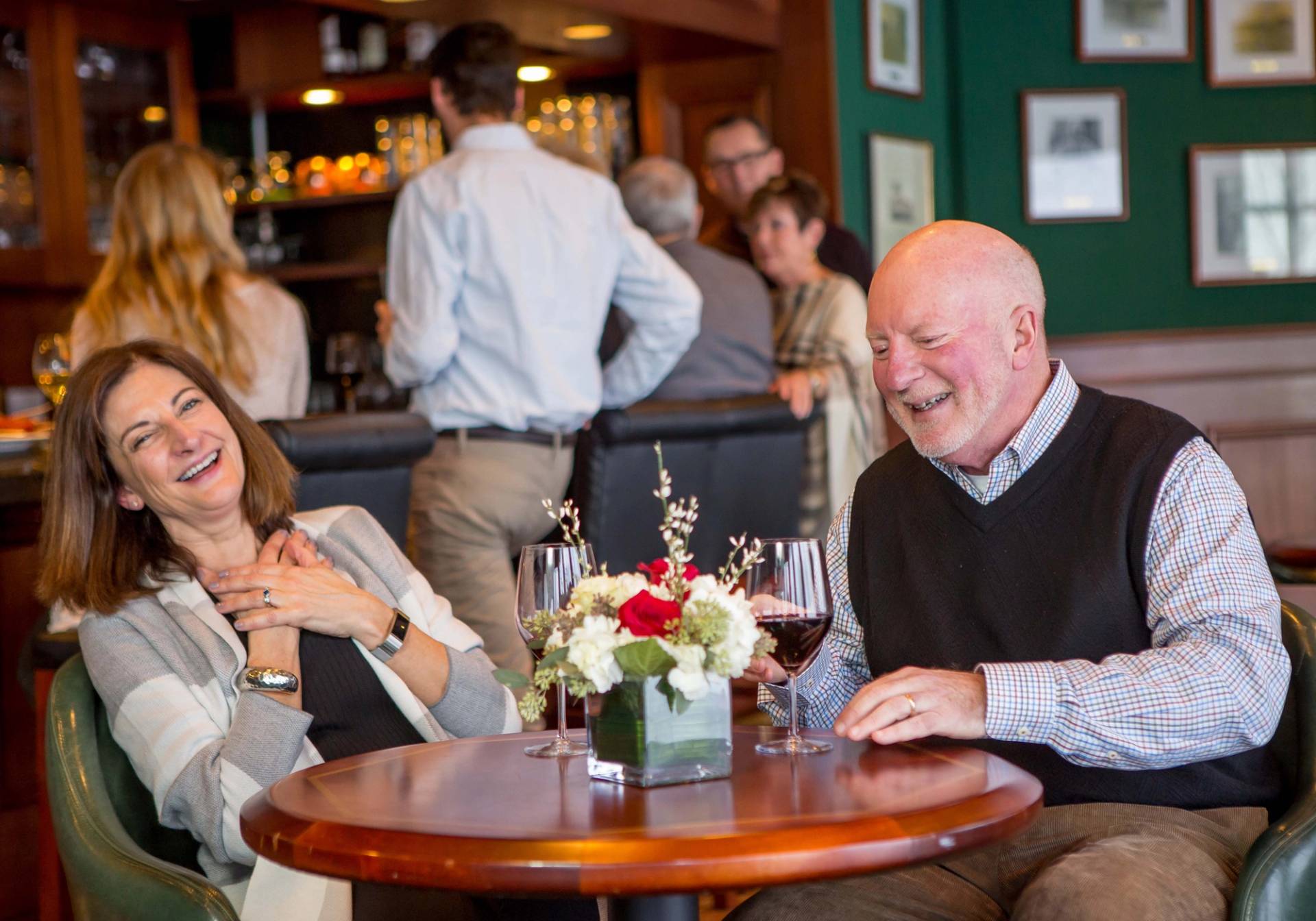 Couple Smiling and Laughing