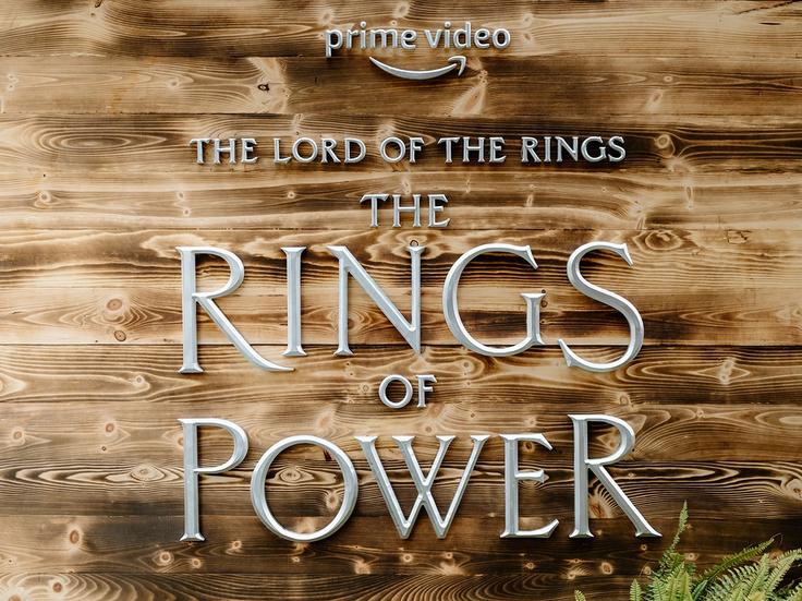 Prime Video Rings of Power PR Event Signage